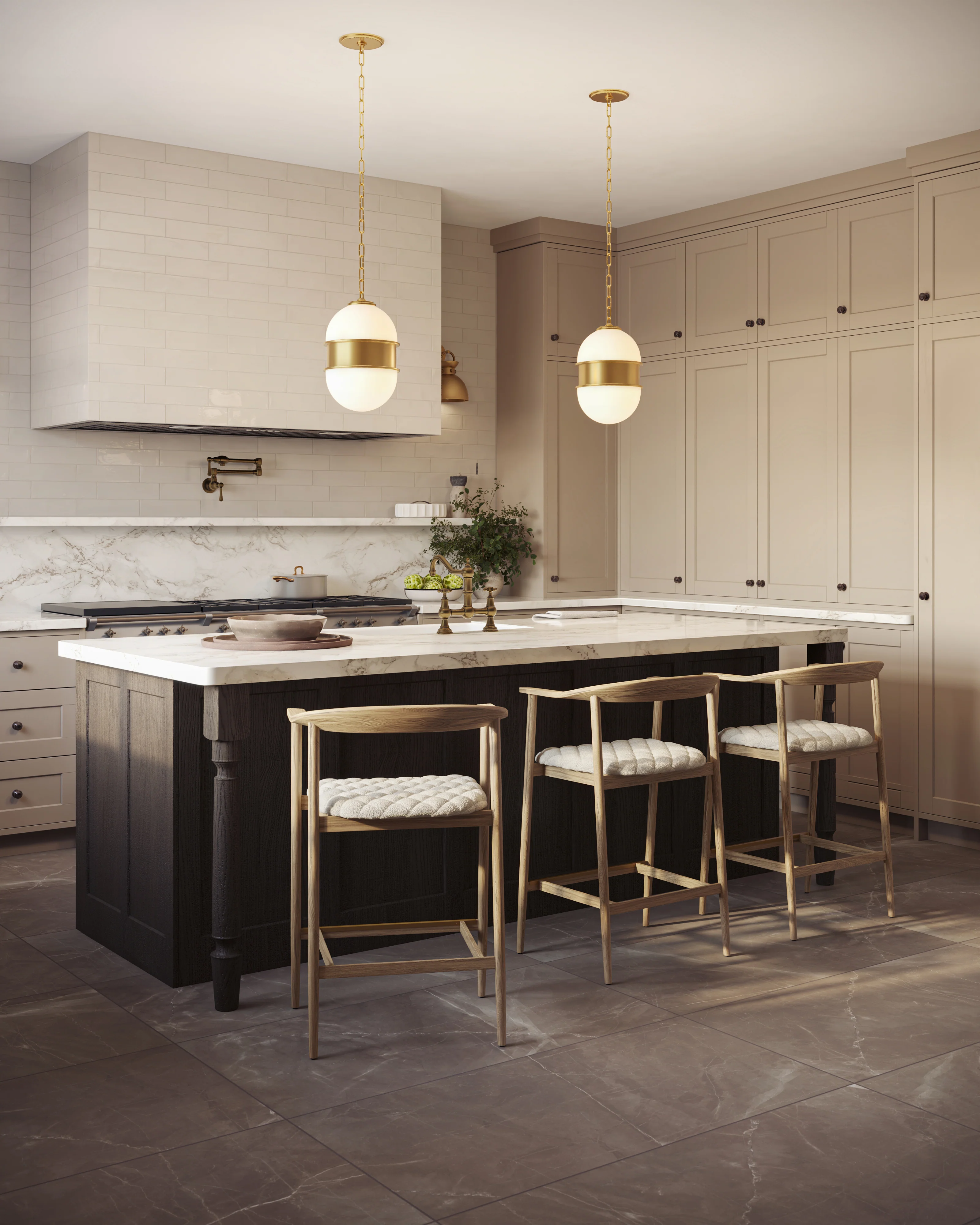Leona 24 x 48 Matte Porcelain Tile in Amani Bronze - Image 11