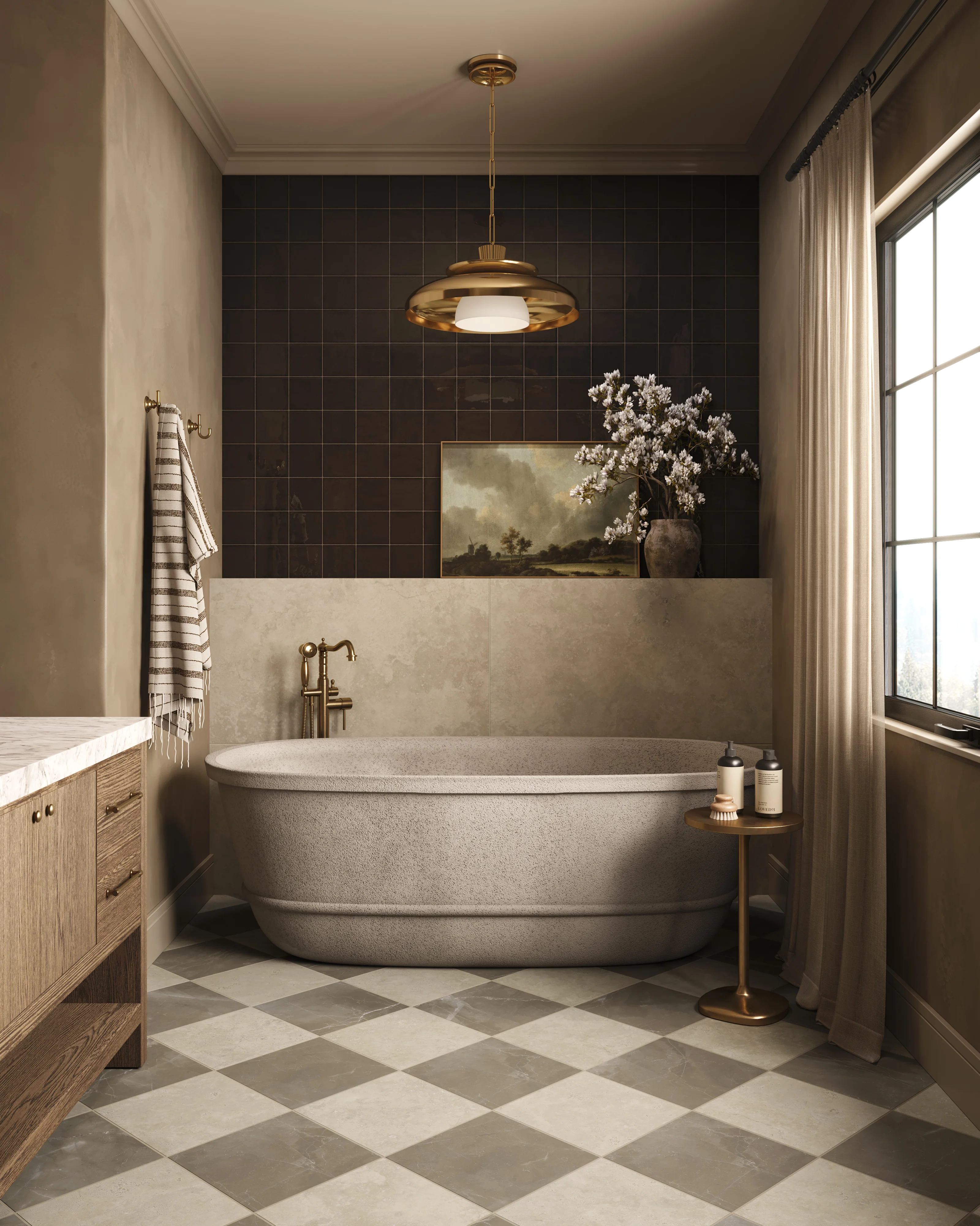 Leona 24 x 48 Matte Porcelain Tile in Marfil - Image 15