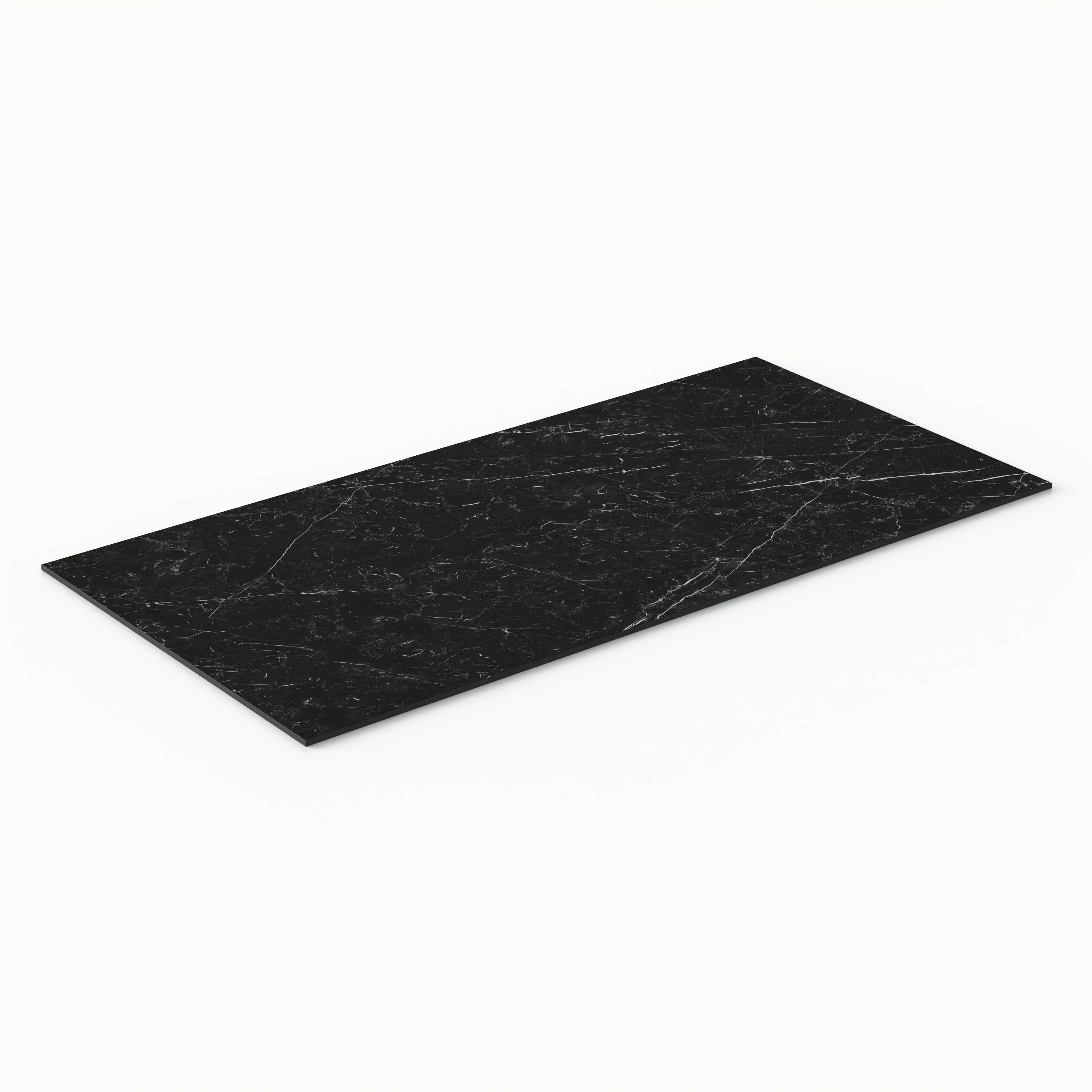 Leona 24 x 48 Matte Porcelain Tile in Nero Marquina - Image 4