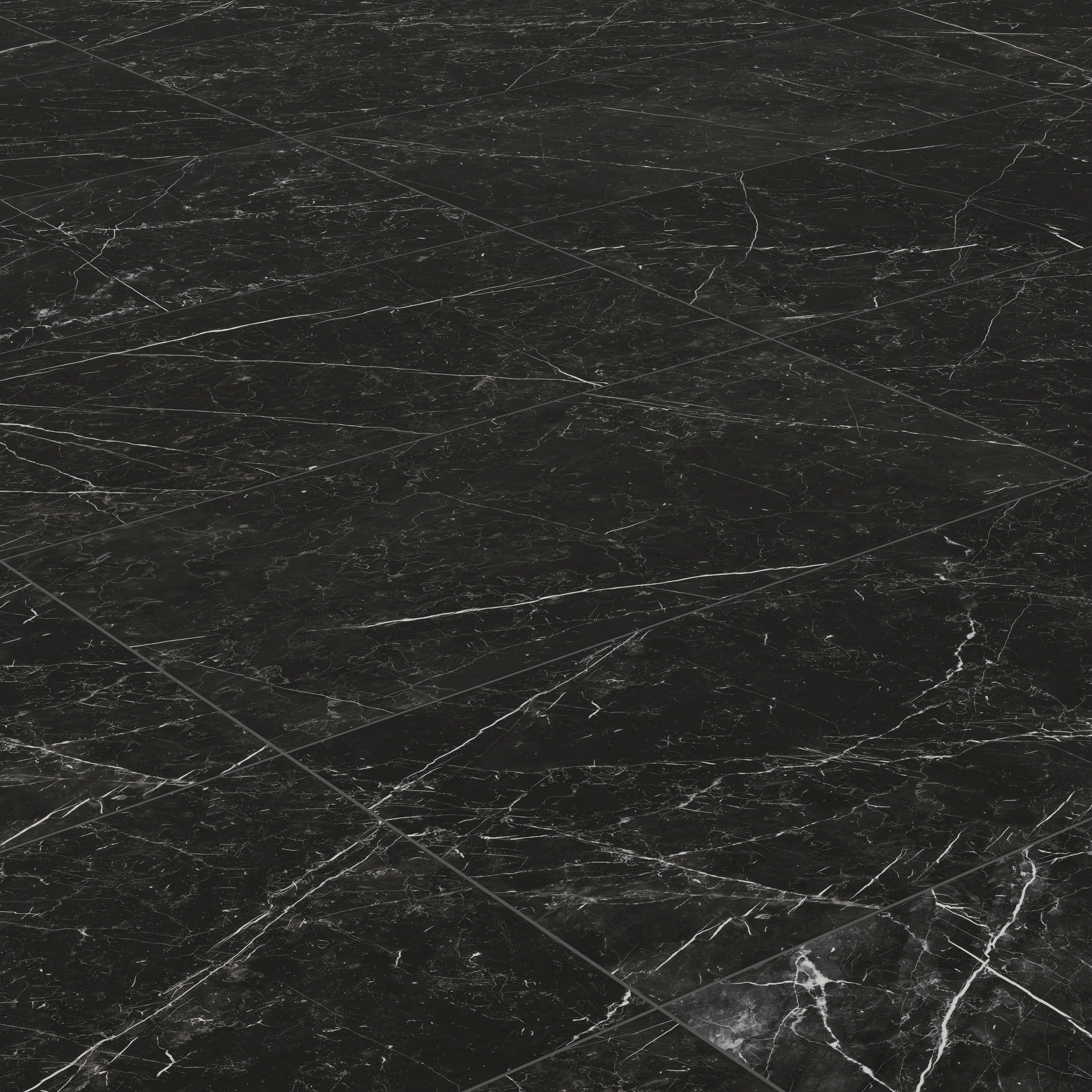 Leona 24 x 48 Matte Porcelain Tile in Nero Marquina - Image 5