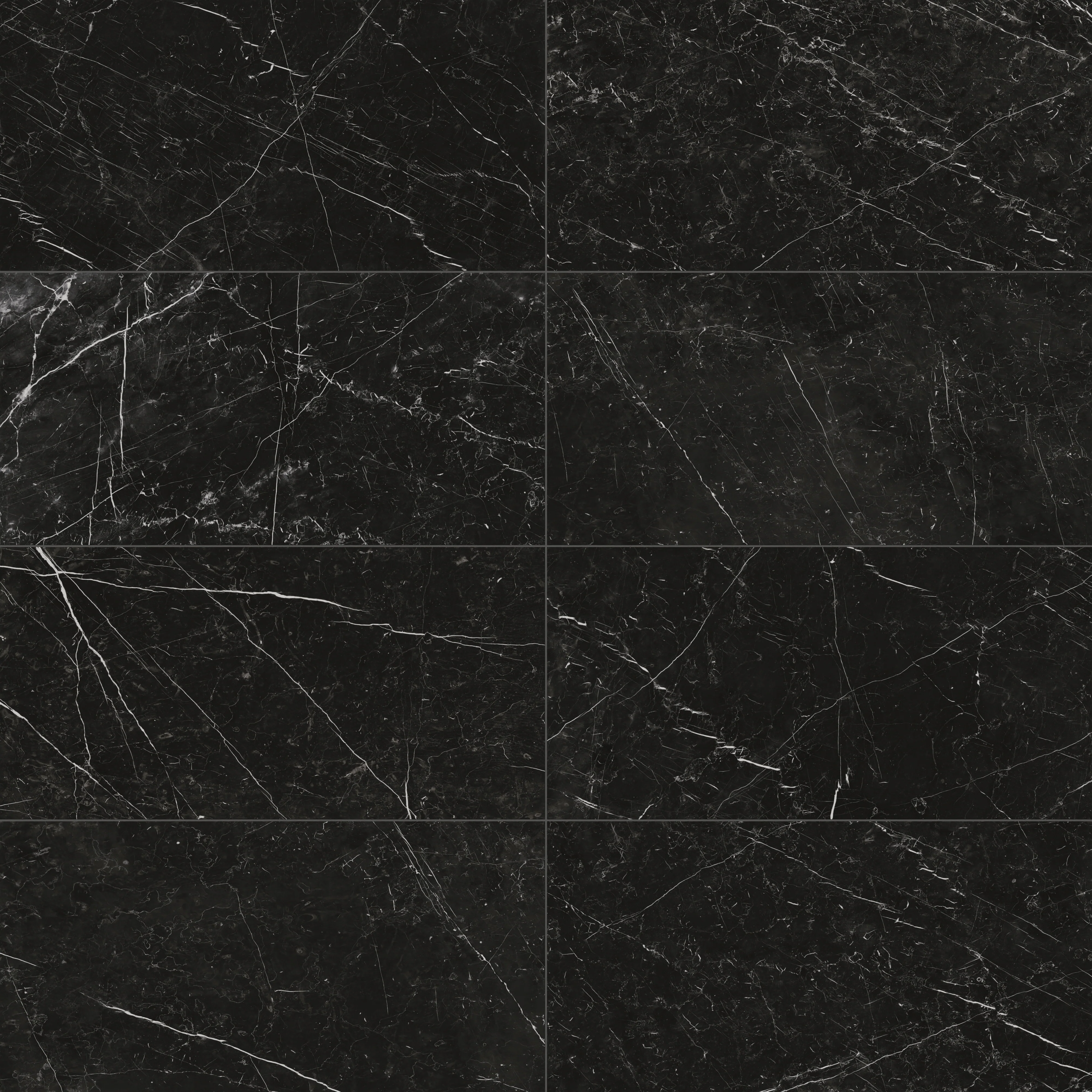 Leona 24 x 48 Matte Porcelain Tile in Nero Marquina - Image 6