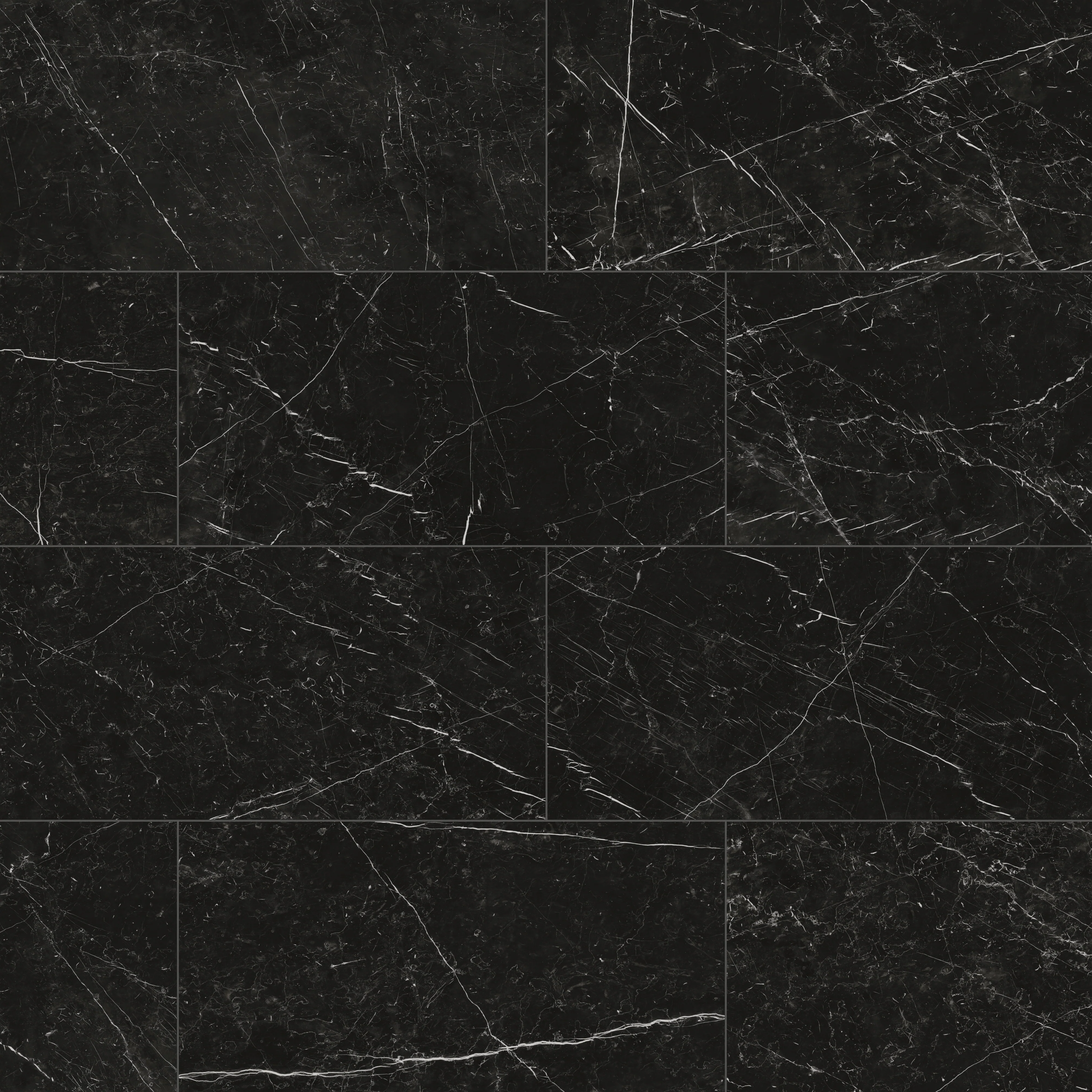 Leona 24 x 48 Matte Porcelain Tile in Nero Marquina - Image 9