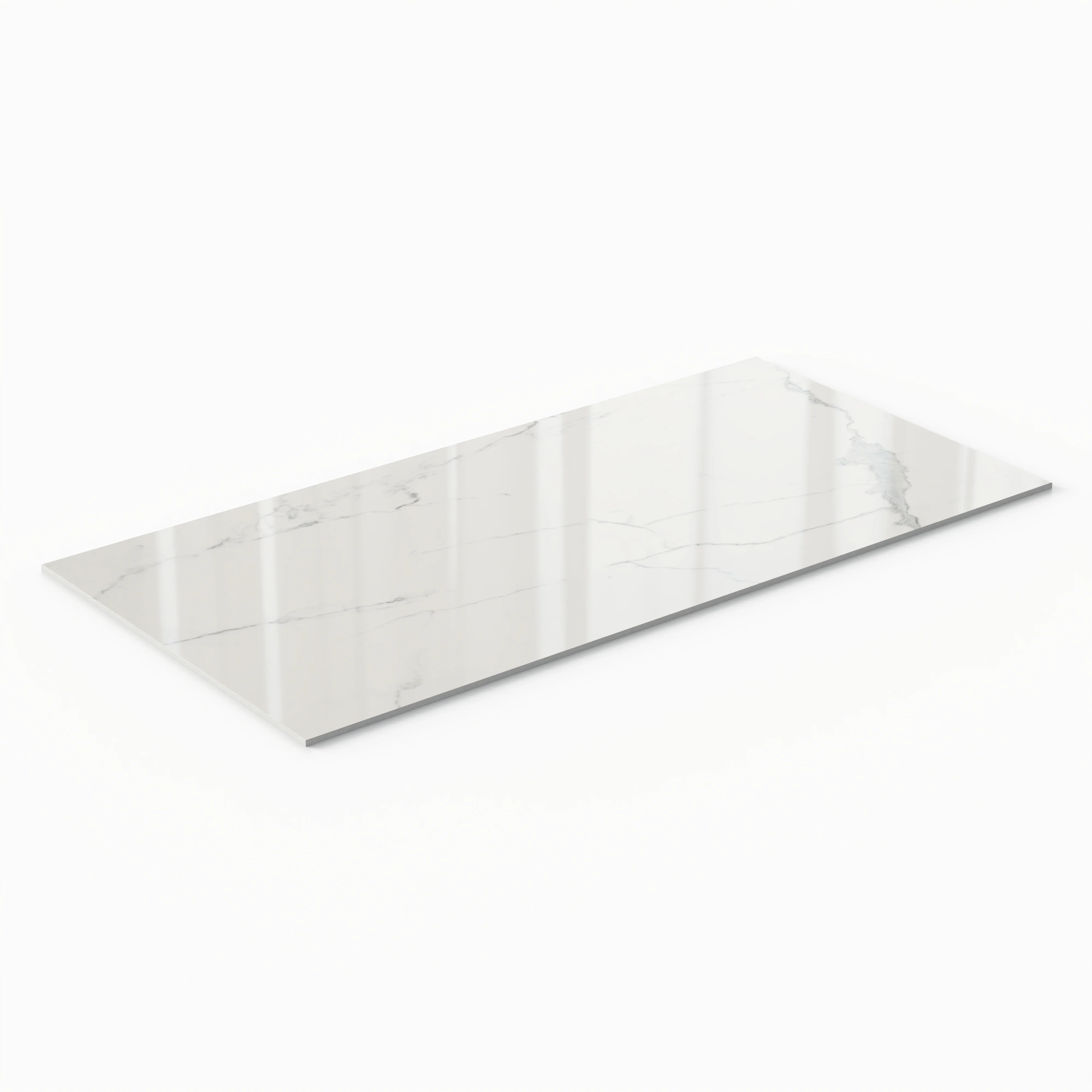 Leona 24 x 48 Polished Porcelain Tile in Calacatta - Image 4