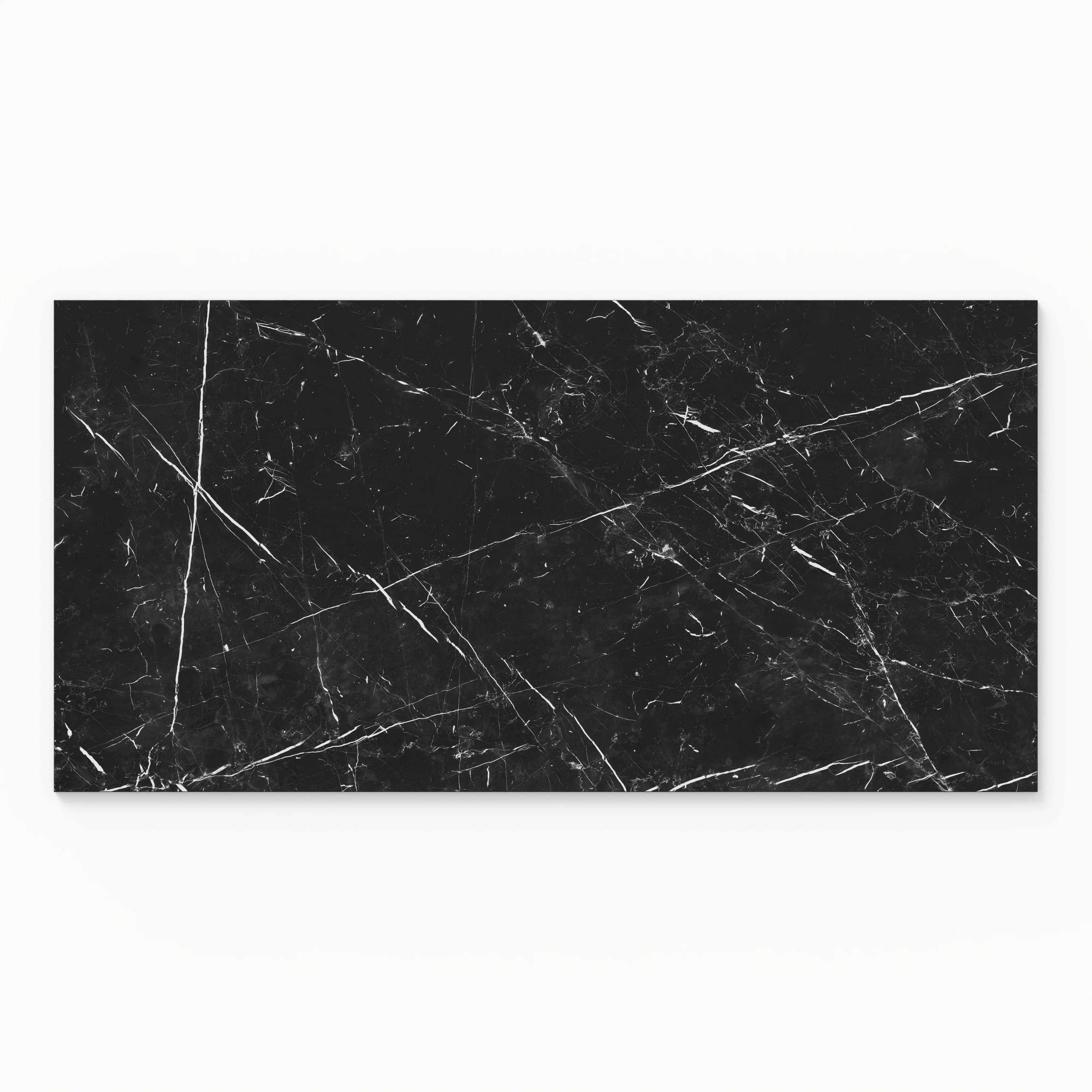 Leona 24 x 48 Polished Porcelain Tile in Nero Marquina - Image 2