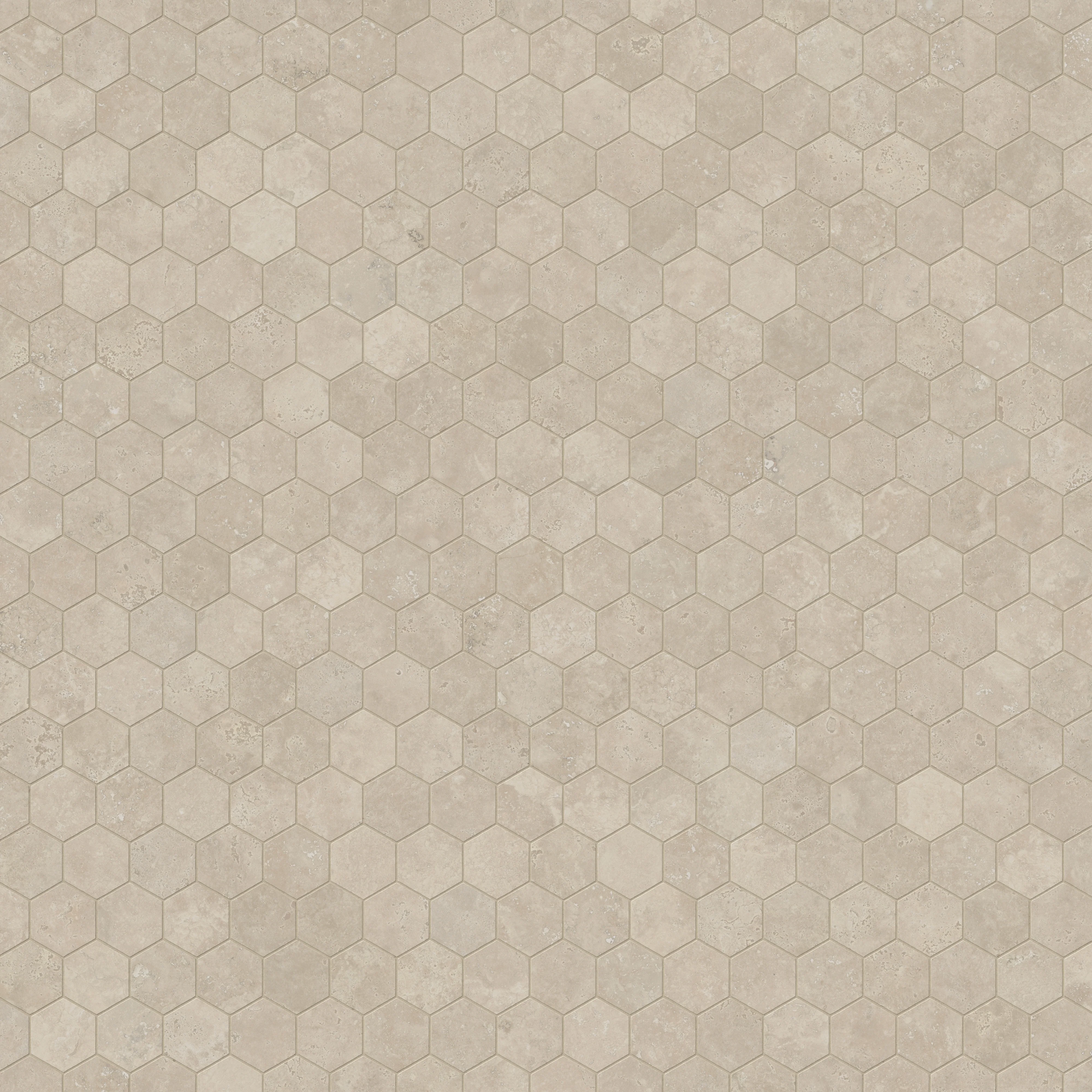 Leona 3 x 3 Matte Porcelain Hexagon Mosaic Tile in Marfil - Image 5