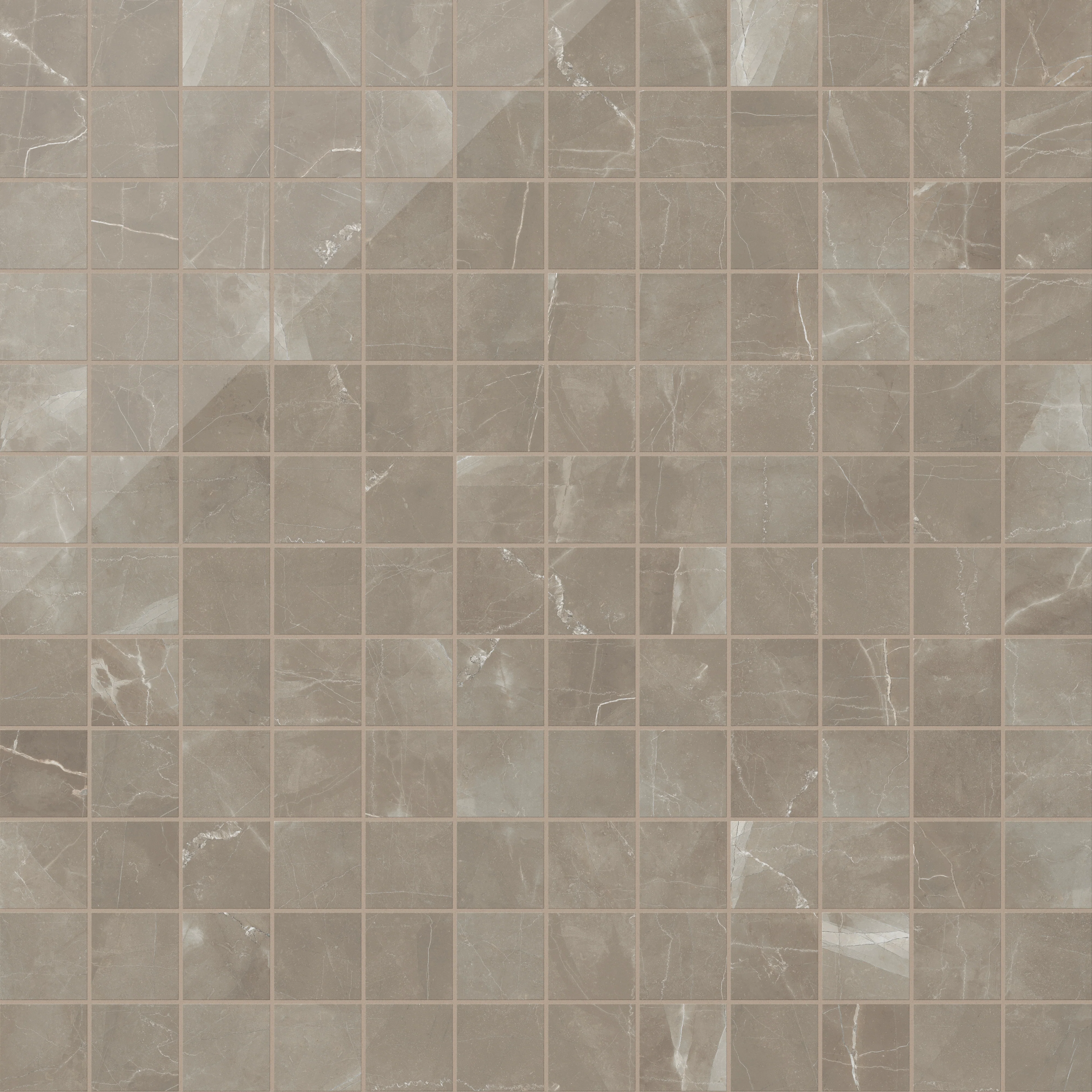 Leona 4 x 4 Polished Porcelain Mosaic Tile in Amani Bronze - Image 5