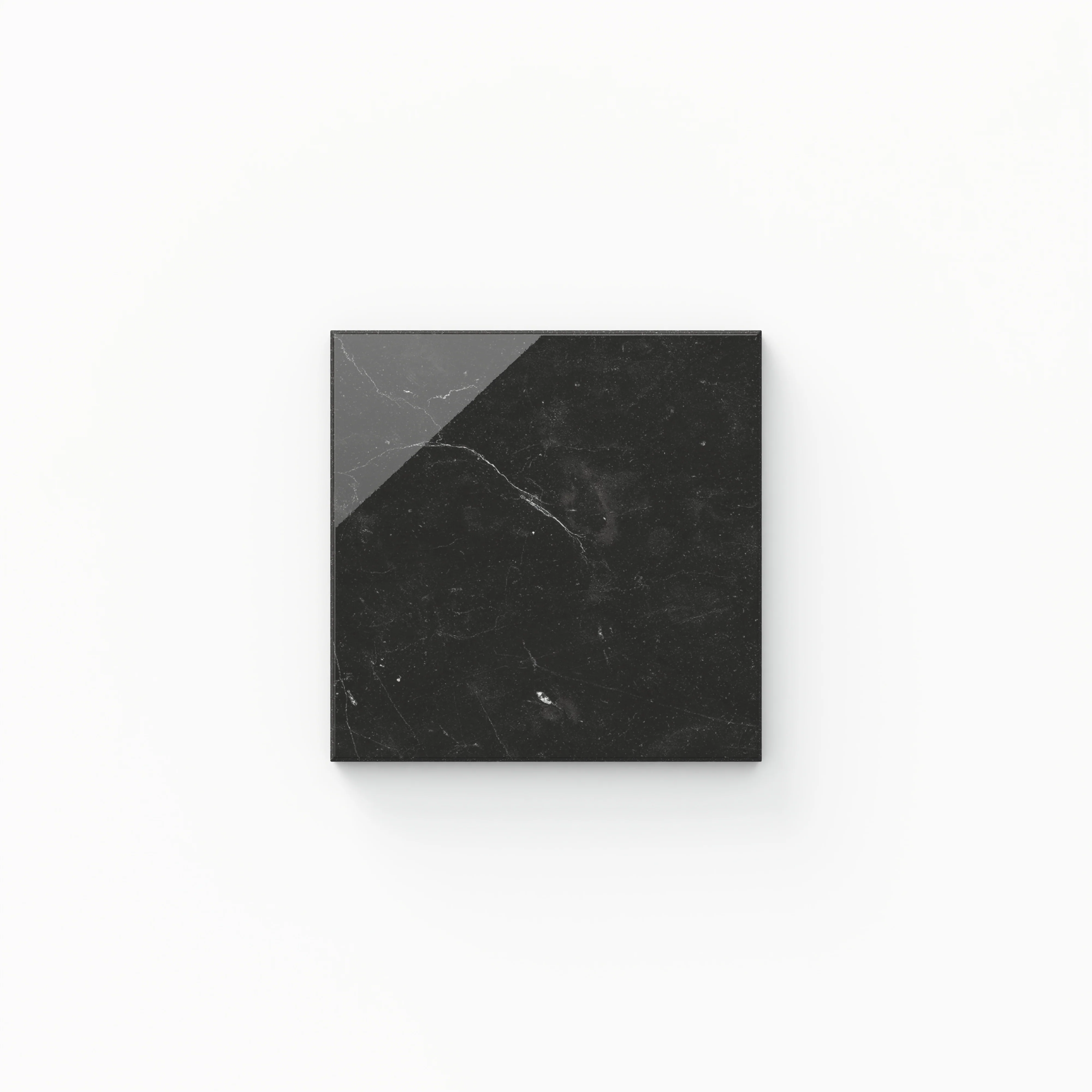 Leona 4 x 4 Polished in Nero Marquina Sample
