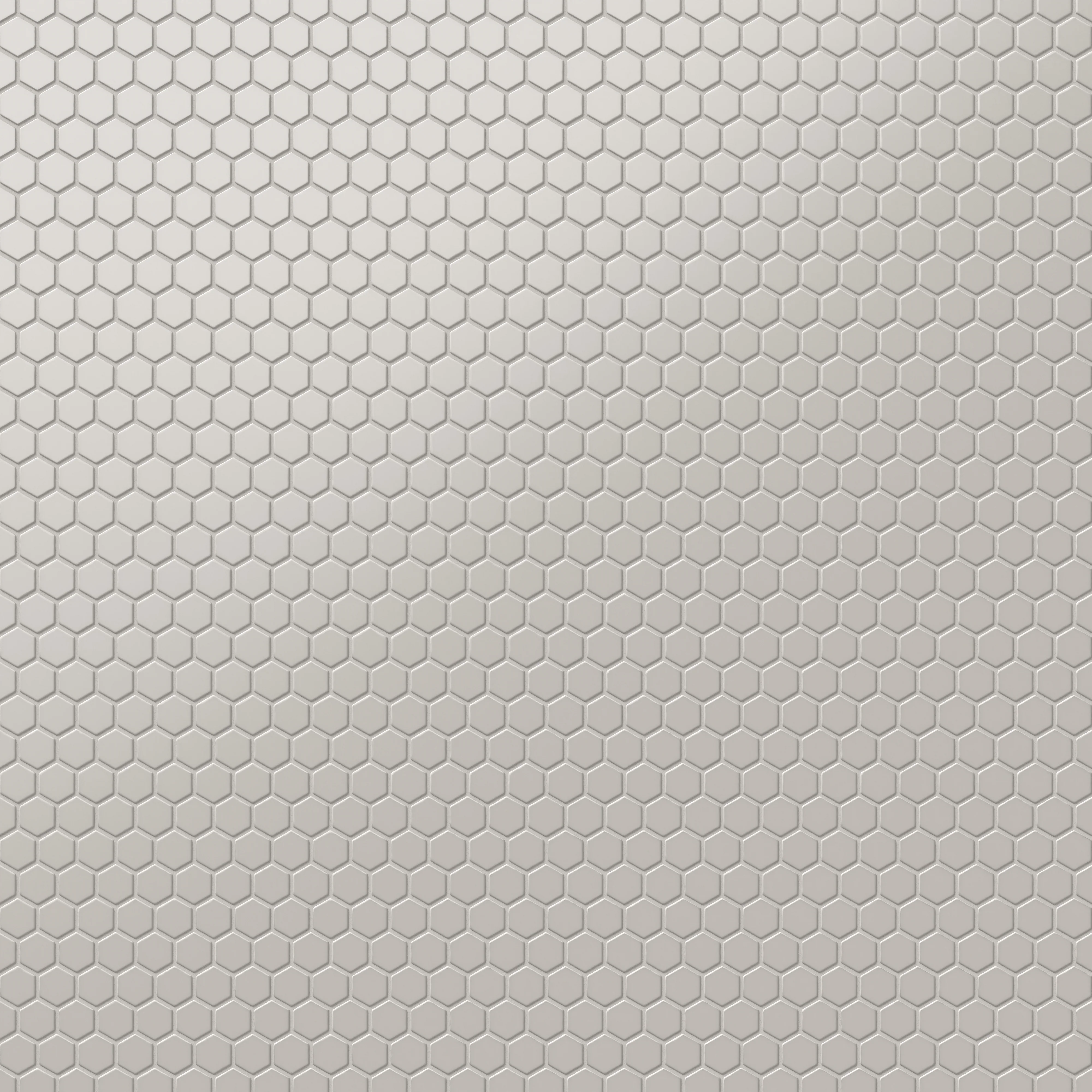 Levi 12 x 12 Matte Porcelain 1 x 1 Hexagon Mosaic Tile in Grey - Image 4