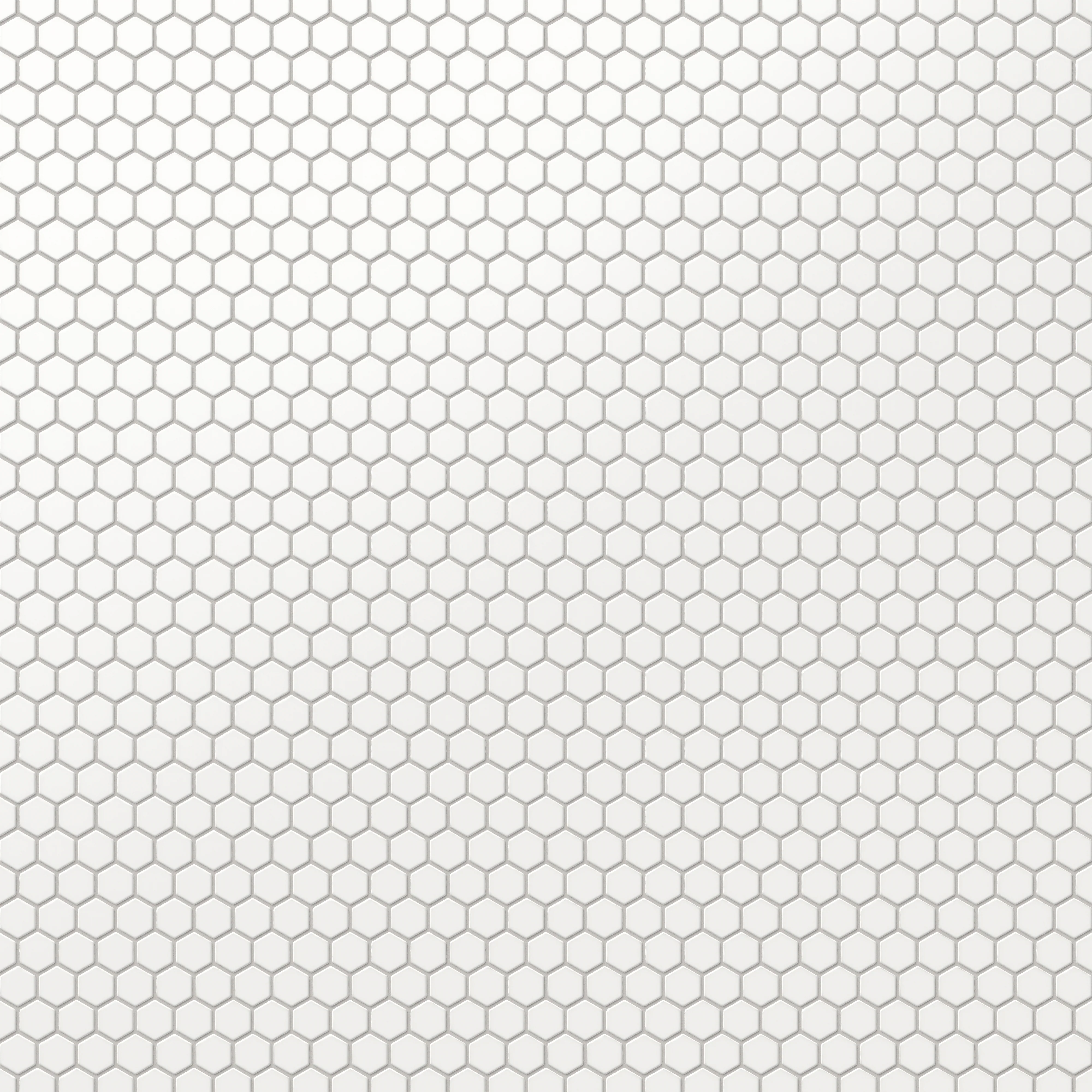 Levi 12 x 12 Matte Porcelain 1 x 1 Hexagon Mosaic Tile in White - Image 4