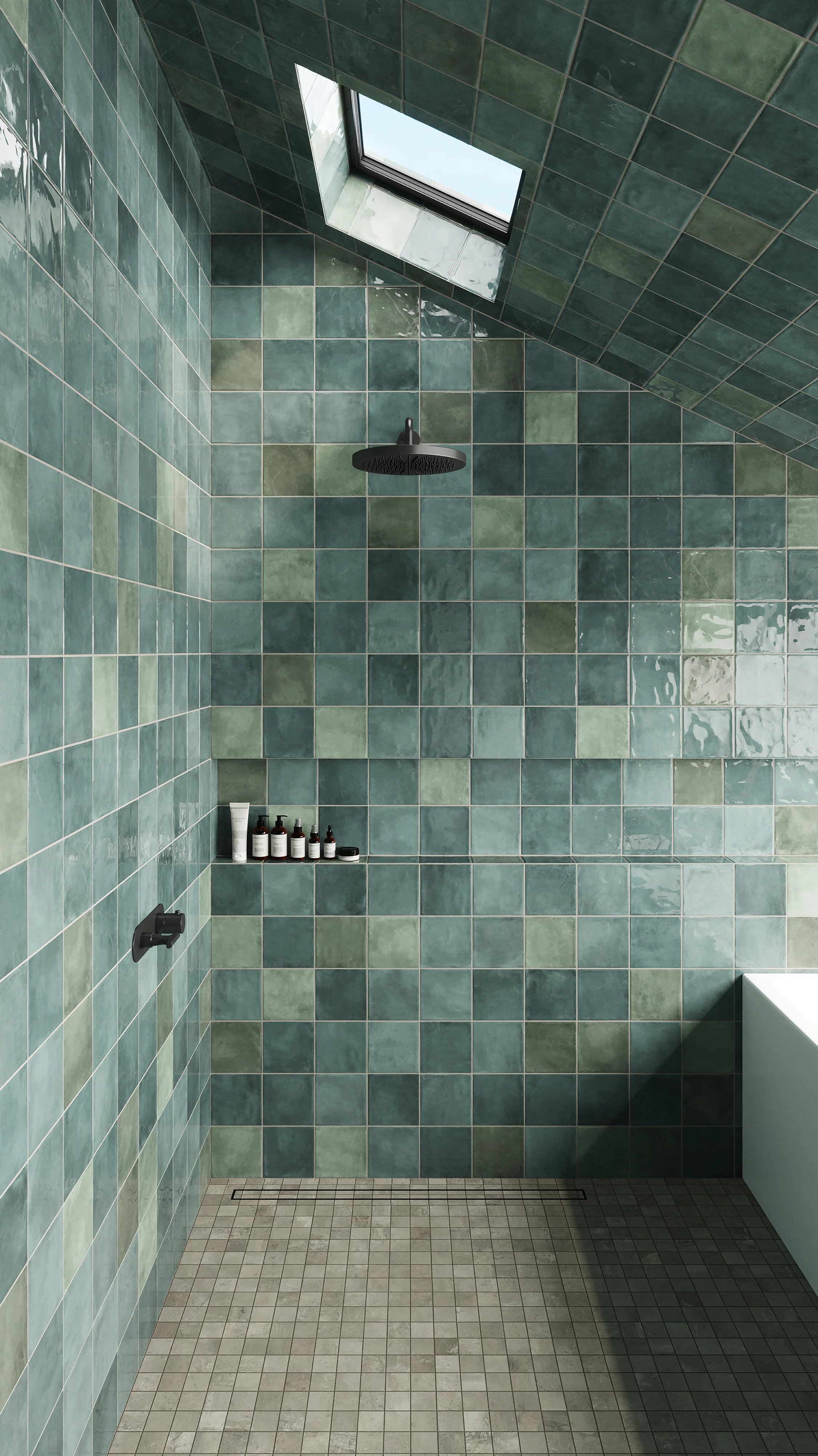 Lilah 6 x 6 Glossy Ceramic Tile in Opal - Image 10