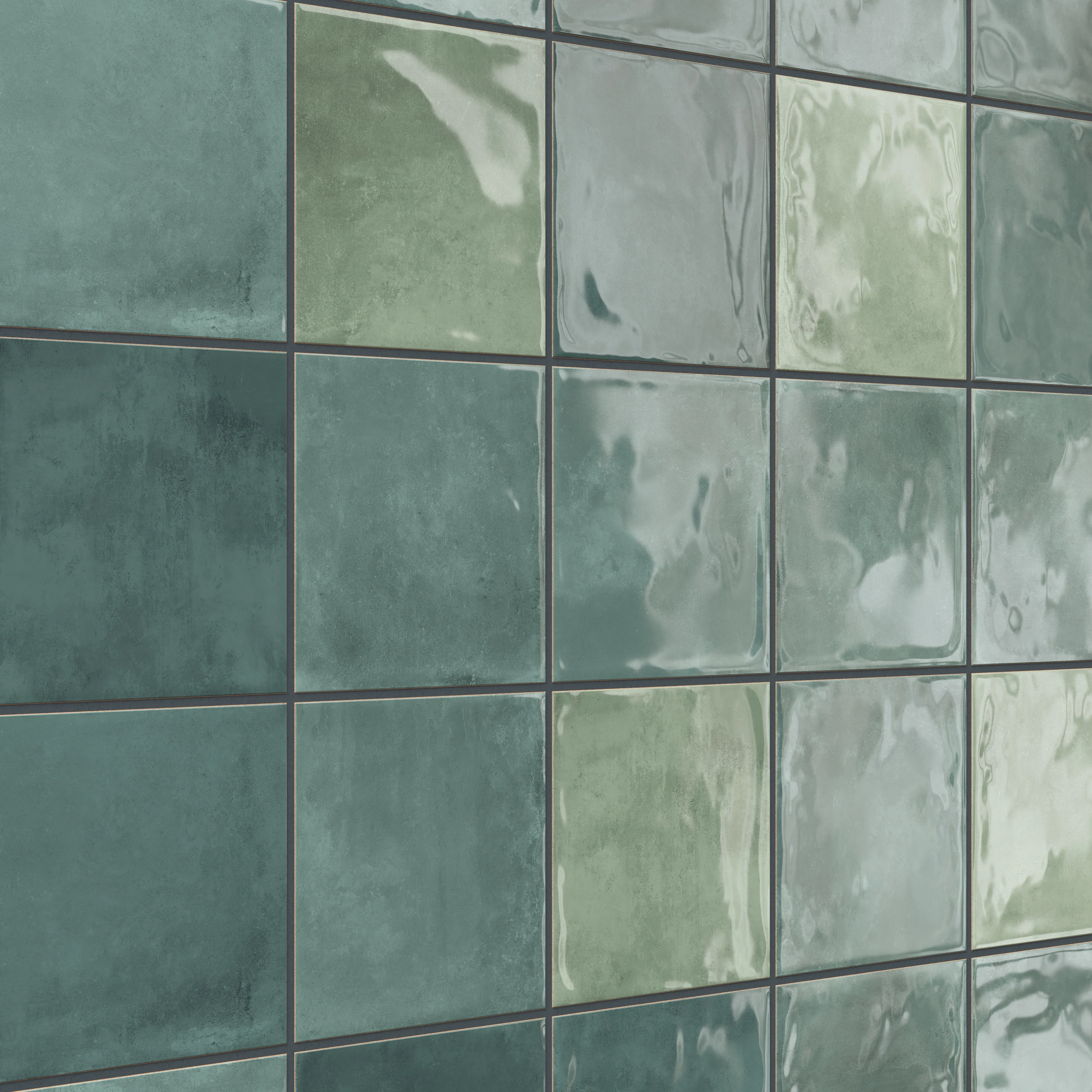 Lilah 6 x 6 Glossy Ceramic Tile in Opal - Image 8