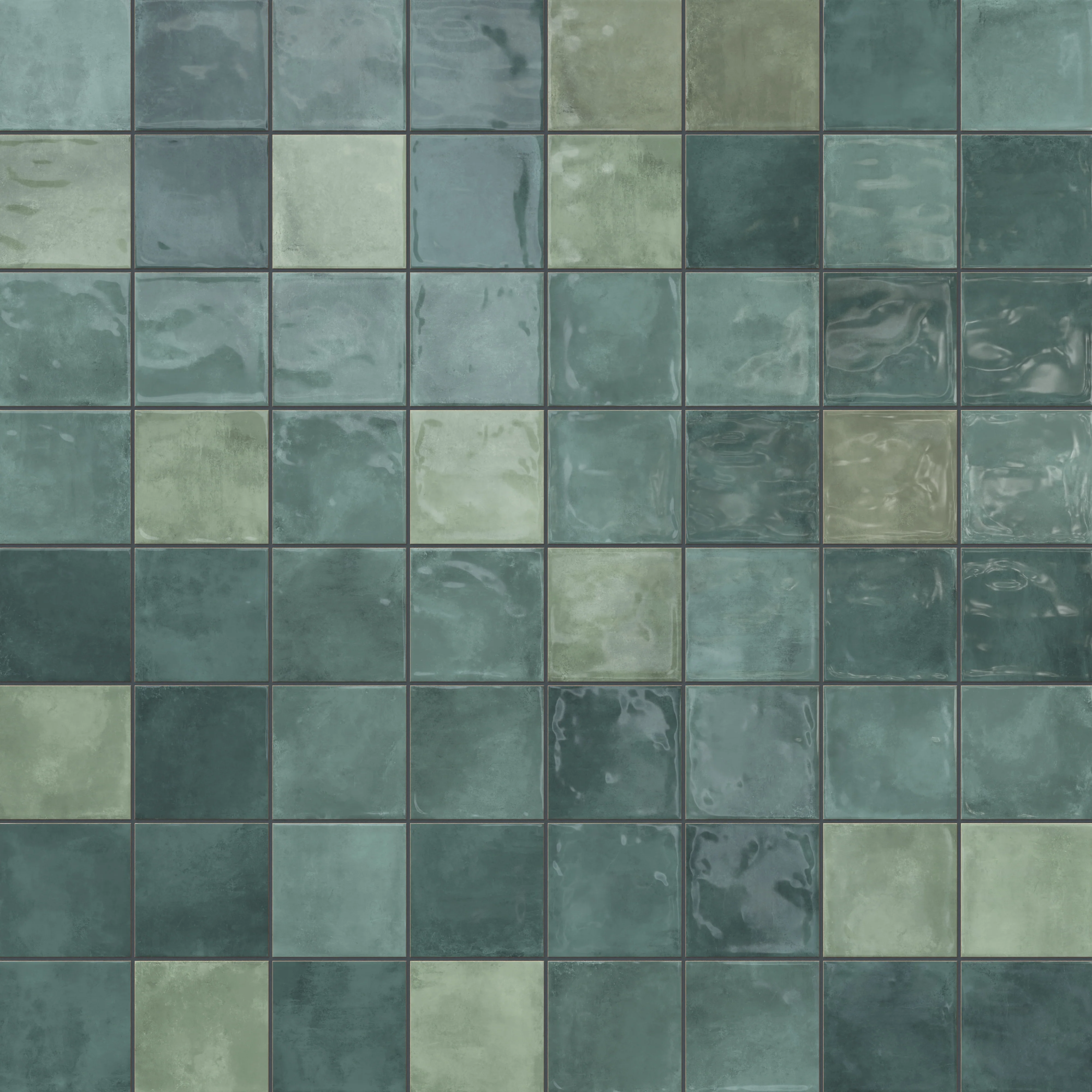 Lilah 6 x 6 Glossy Ceramic Tile in Opal - Image 9