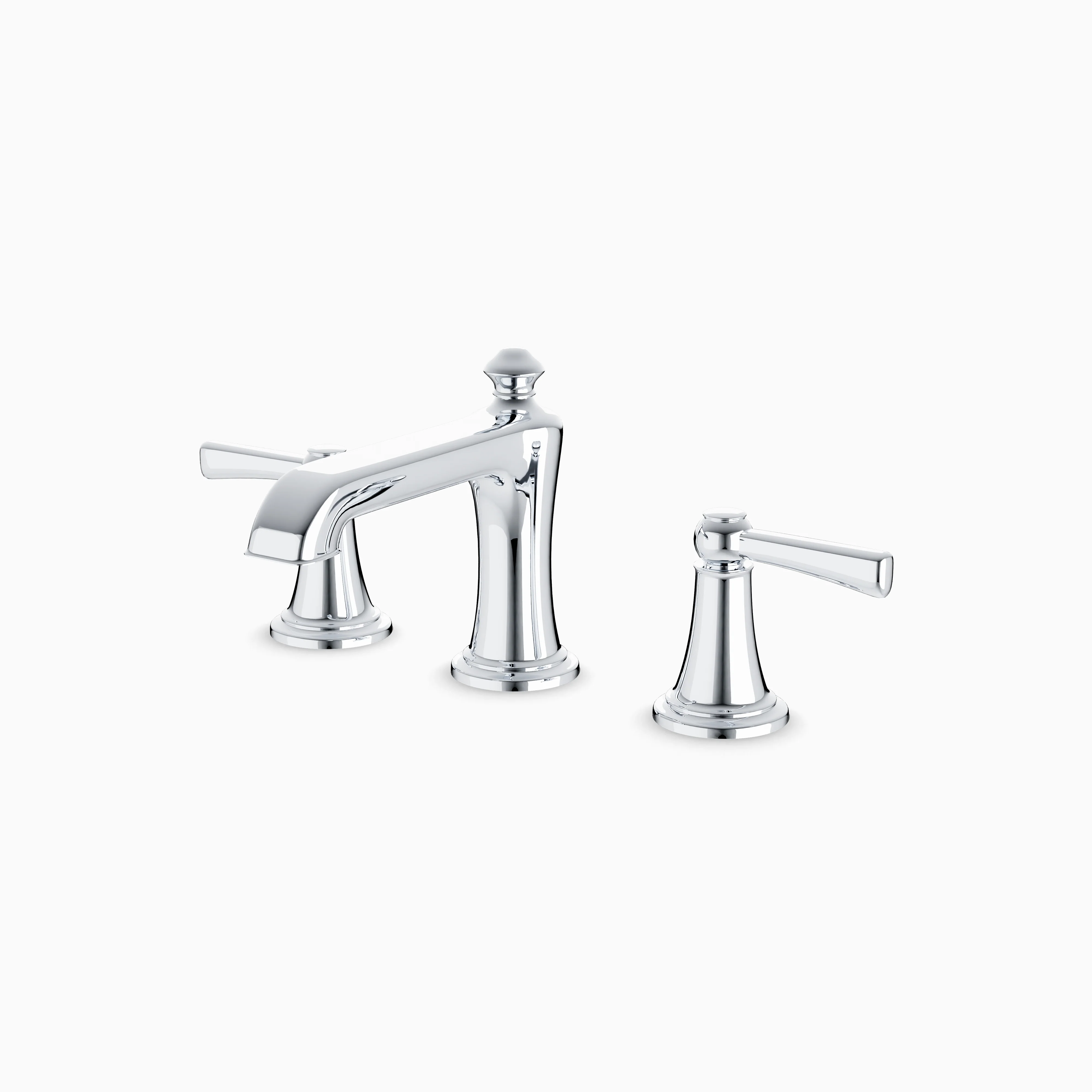 Linden 8" Widespread Bathroom Faucet in Chrome