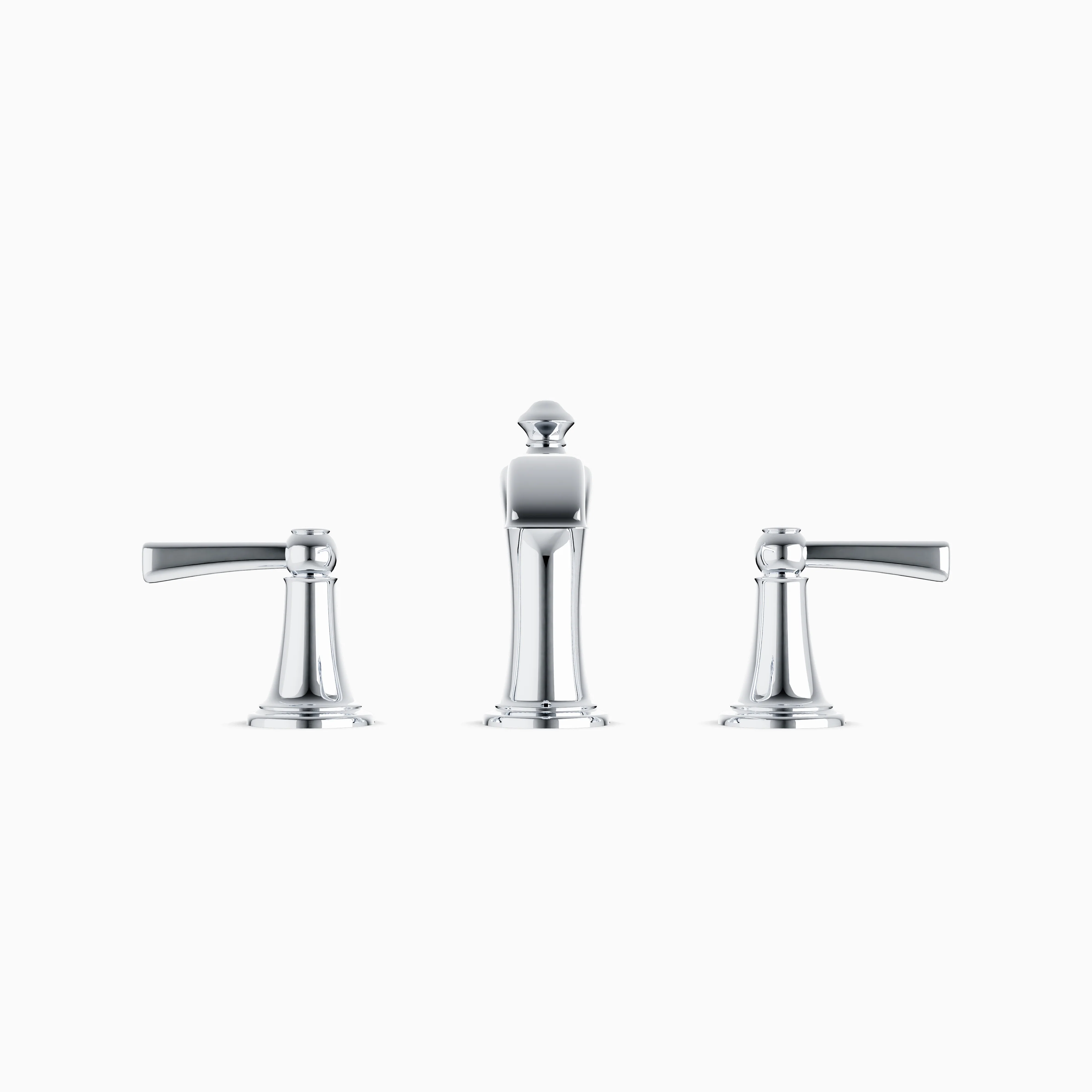 Linden 8" Widespread Bathroom Faucet in Chrome - Image 2