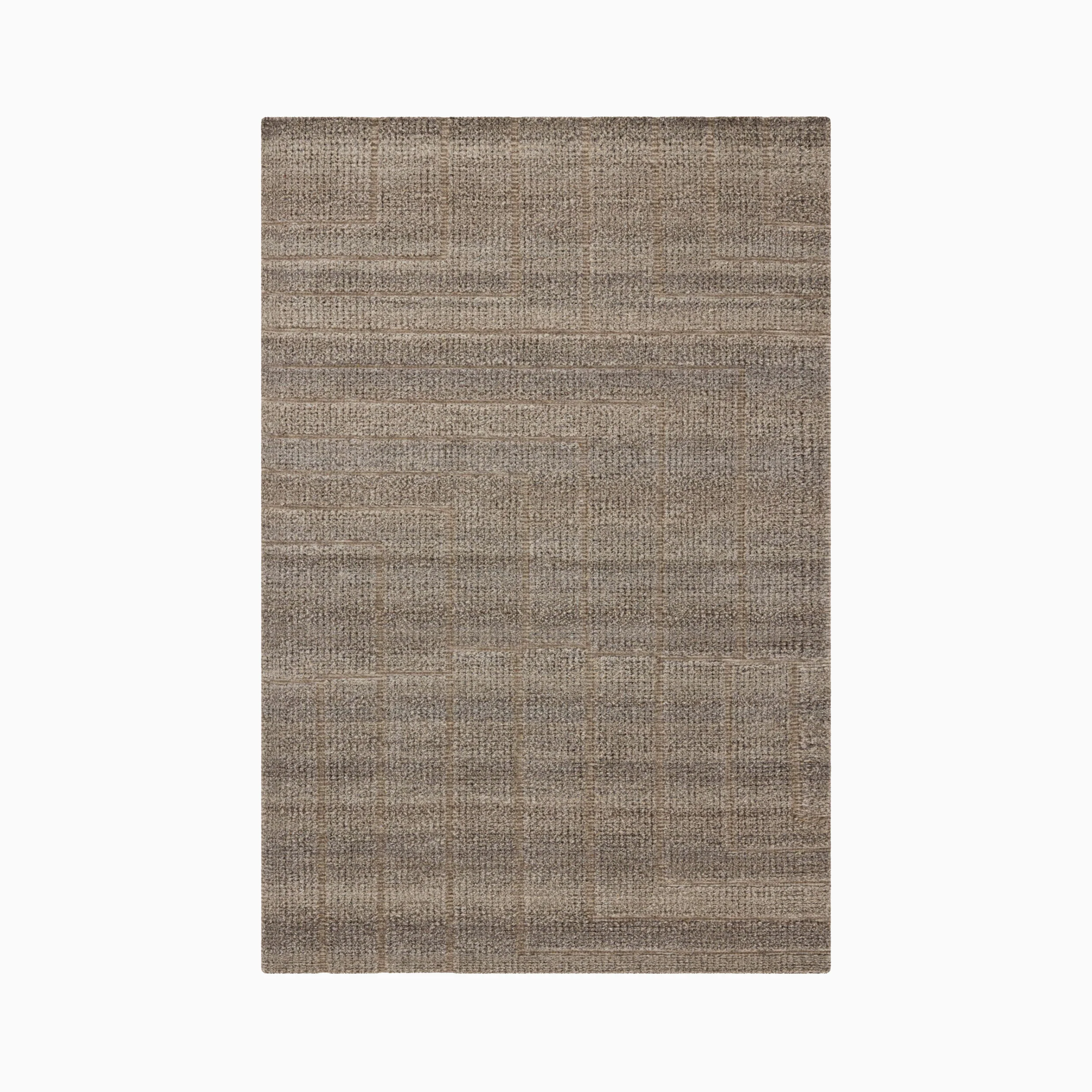 Linton Wool Blend Hand Loomed Rug in Bark, 2'0" x 3'0"