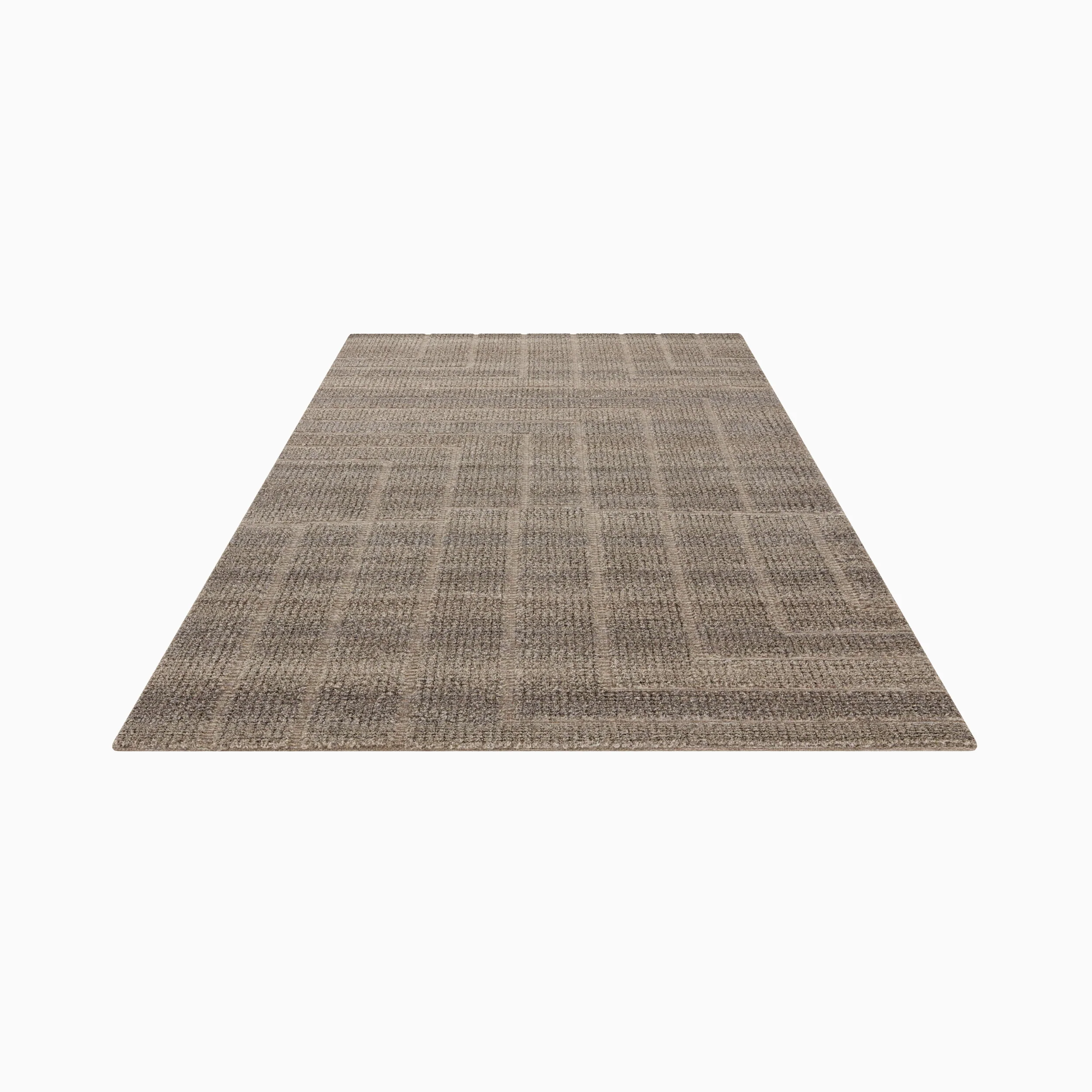 Linton Wool Blend Hand Loomed Rug in Bark, 2'0" x 3'0" - Image 4