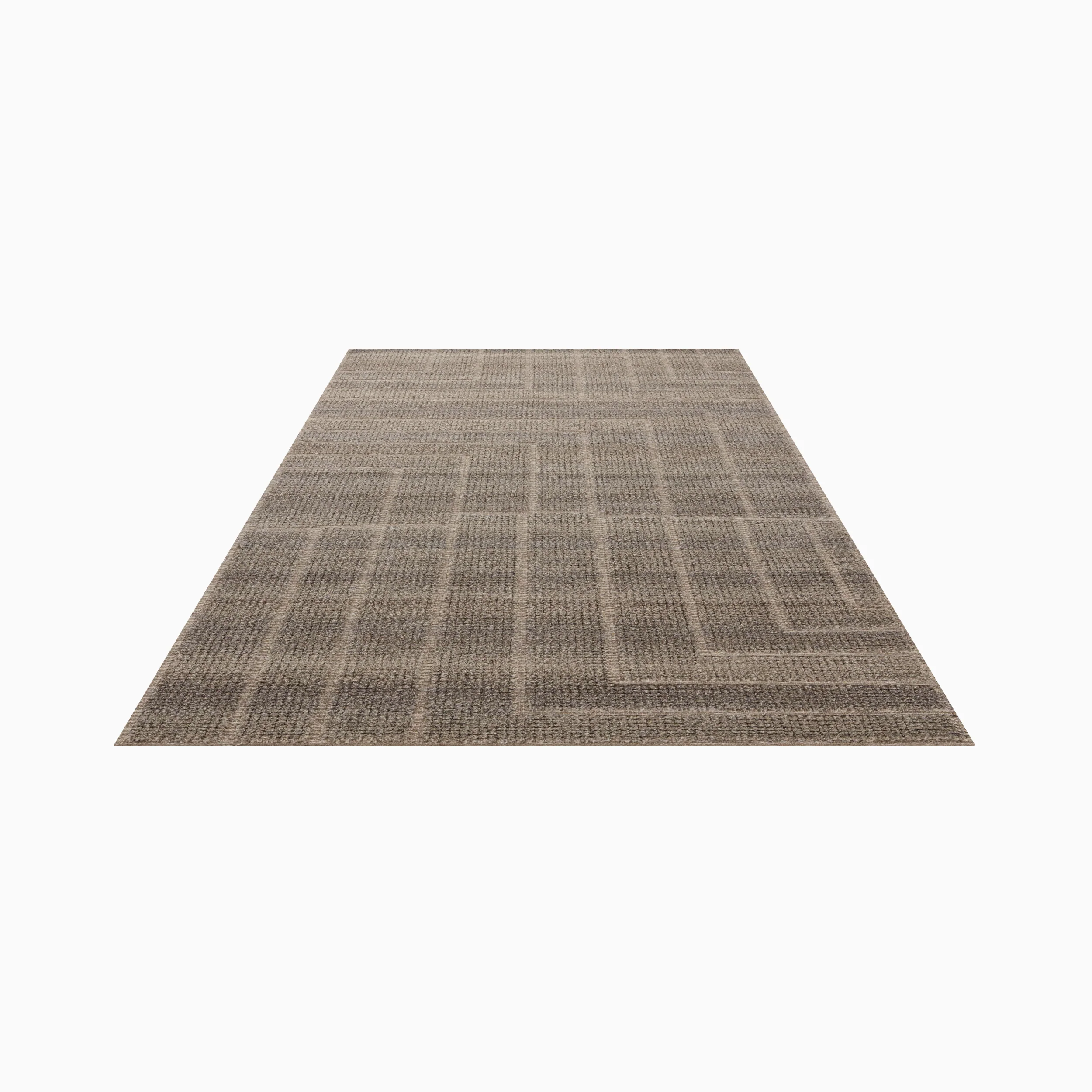 Linton Wool Blend Hand Loomed Rug in Bark, 9'6" x 13'6" - Image 4