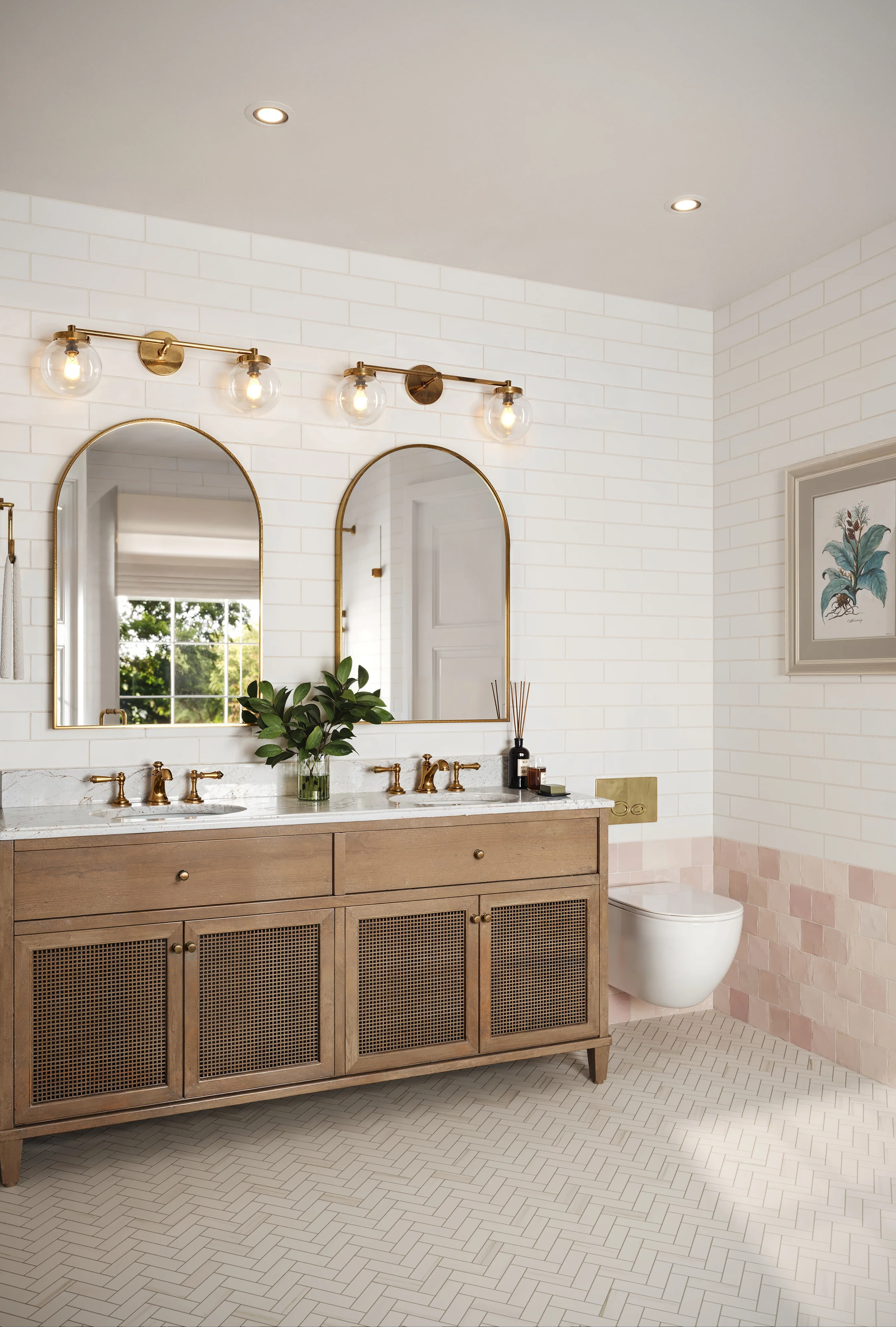 Madilyn 3 x 12 Matte Ceramic Tile in Pearl - Image 2