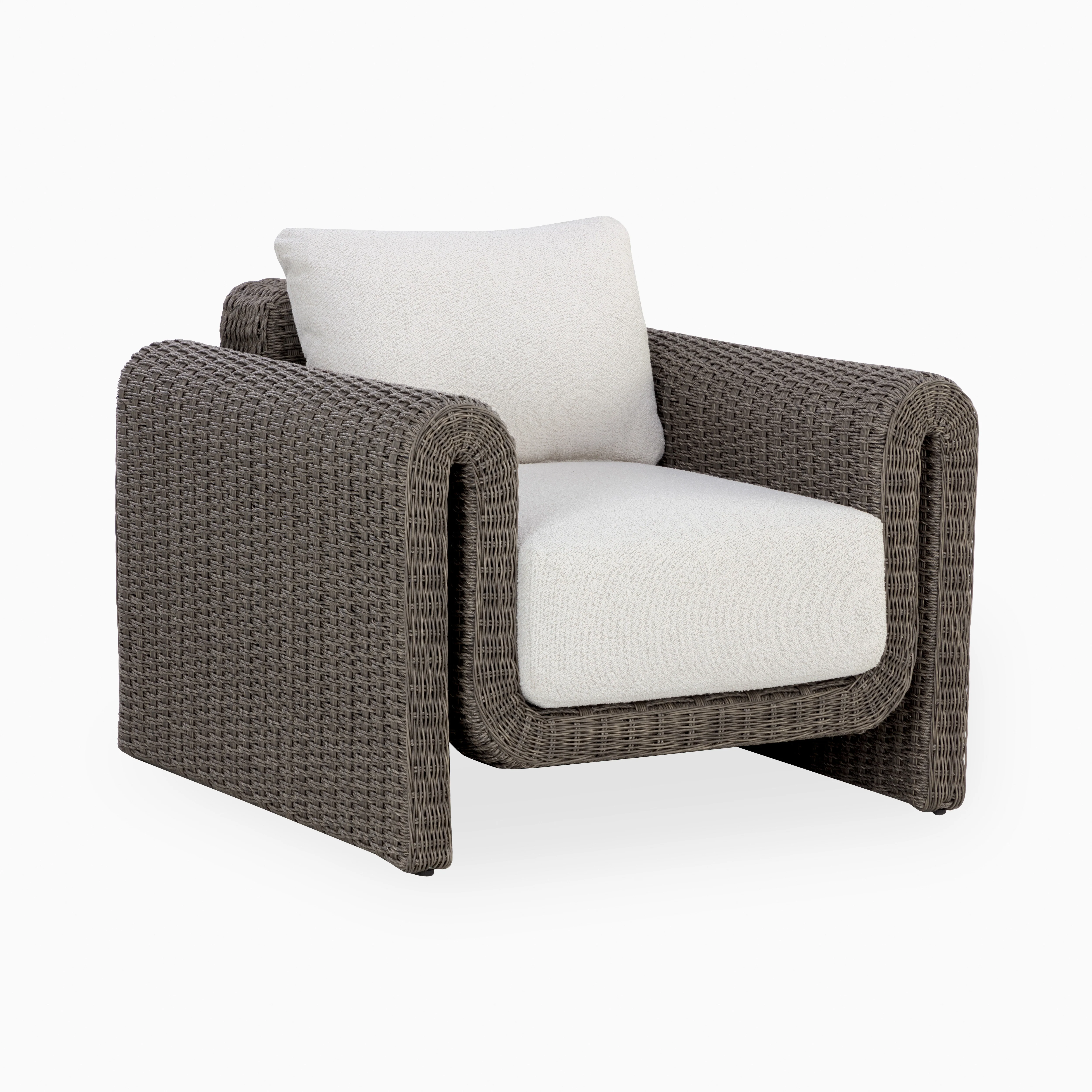 Maelle Outdoor Lounge Chair in Grey - Image 2