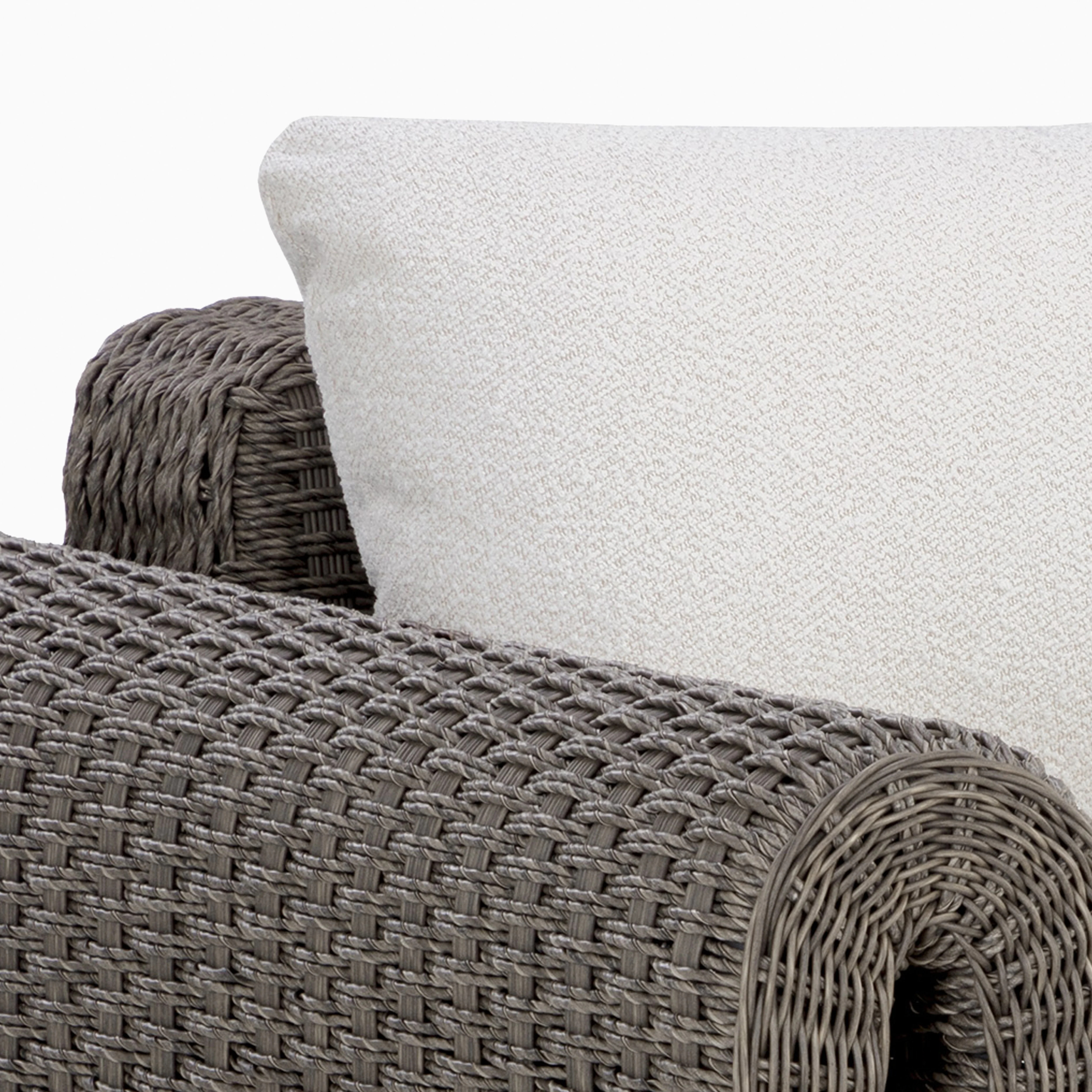 Maelle Outdoor Lounge Chair in Grey - Image 5