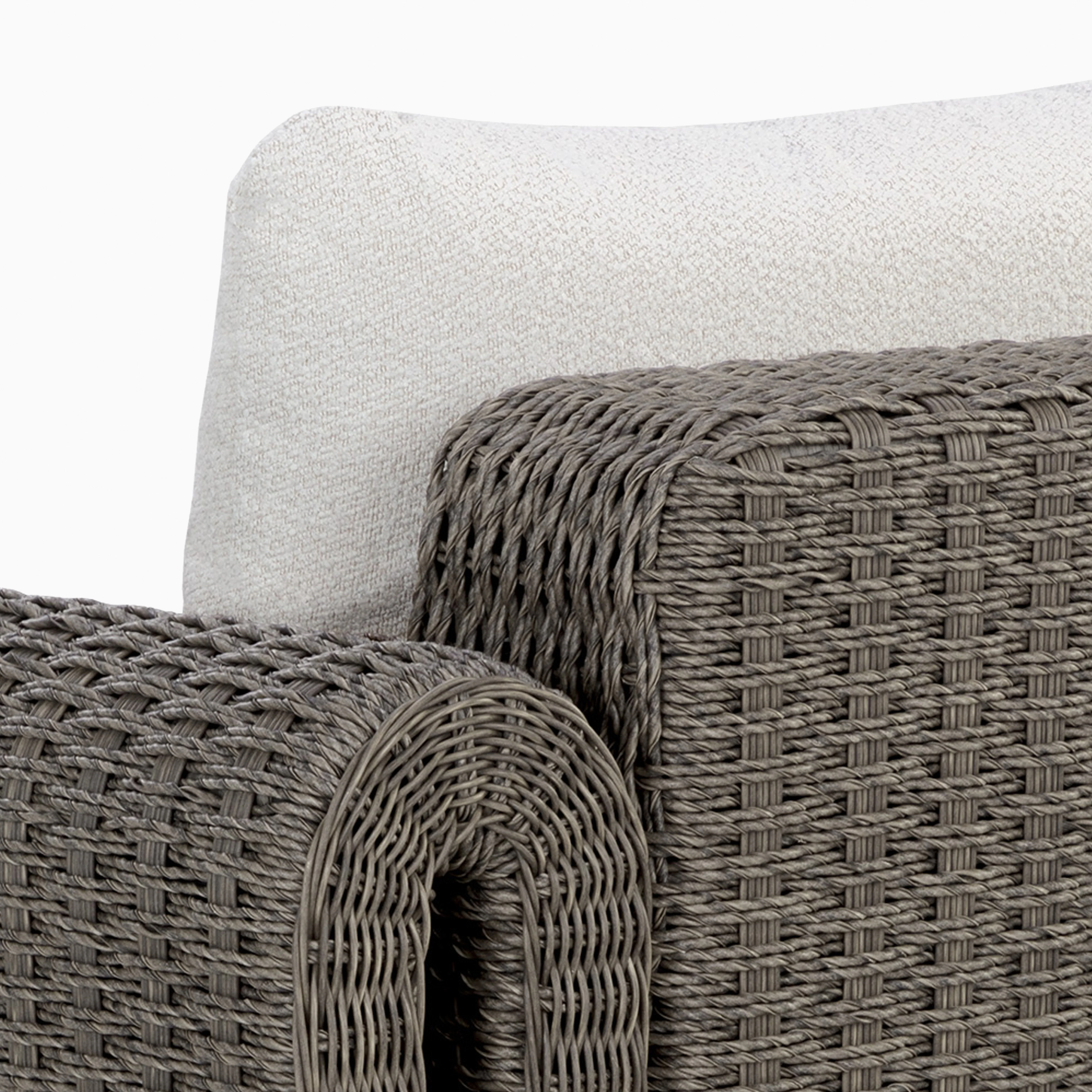 Maelle Outdoor Lounge Chair in Grey - Image 6
