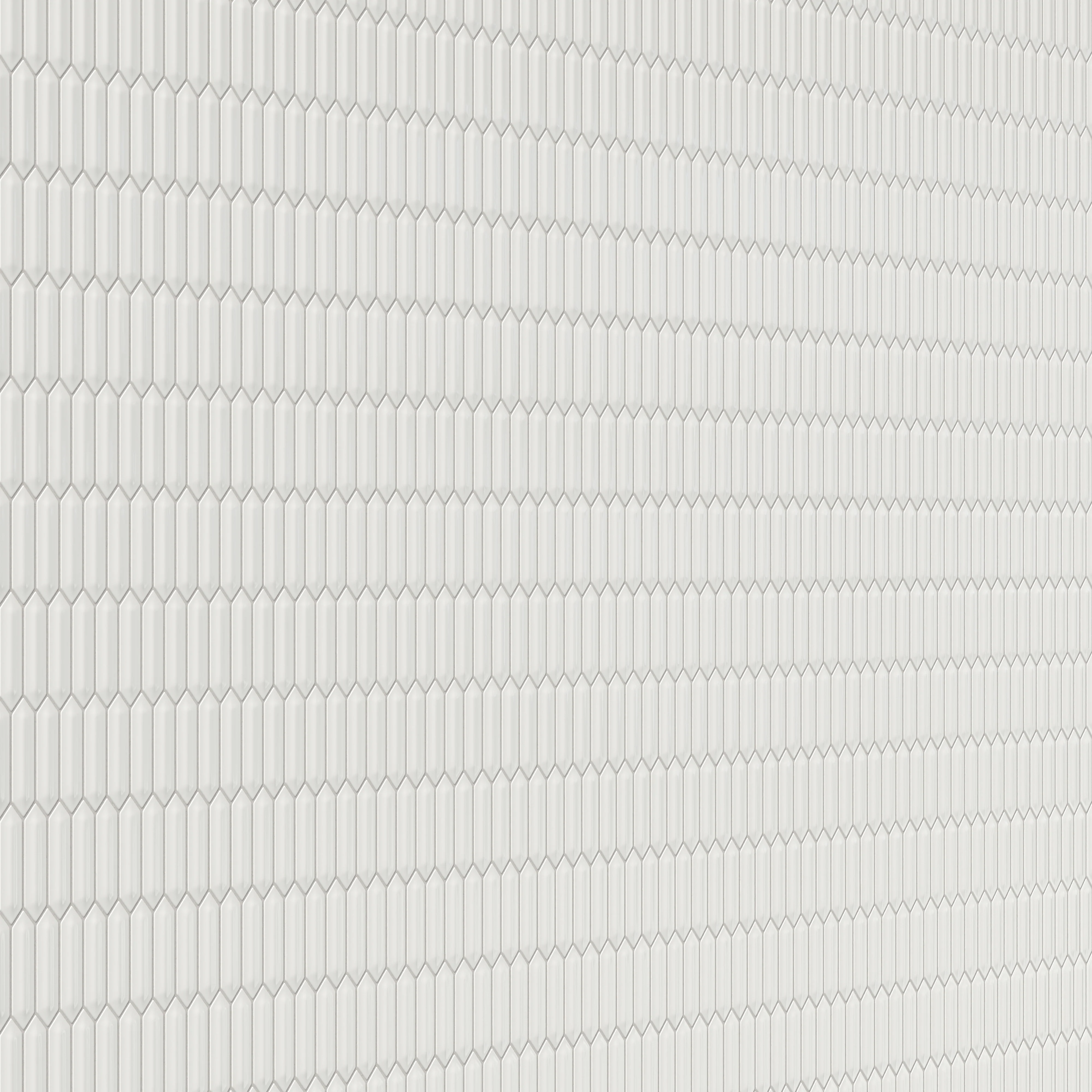 Maggie 12 x 12 Matte Porcelain 1 x 4 Picket Mosaic Tile in White - Image 3