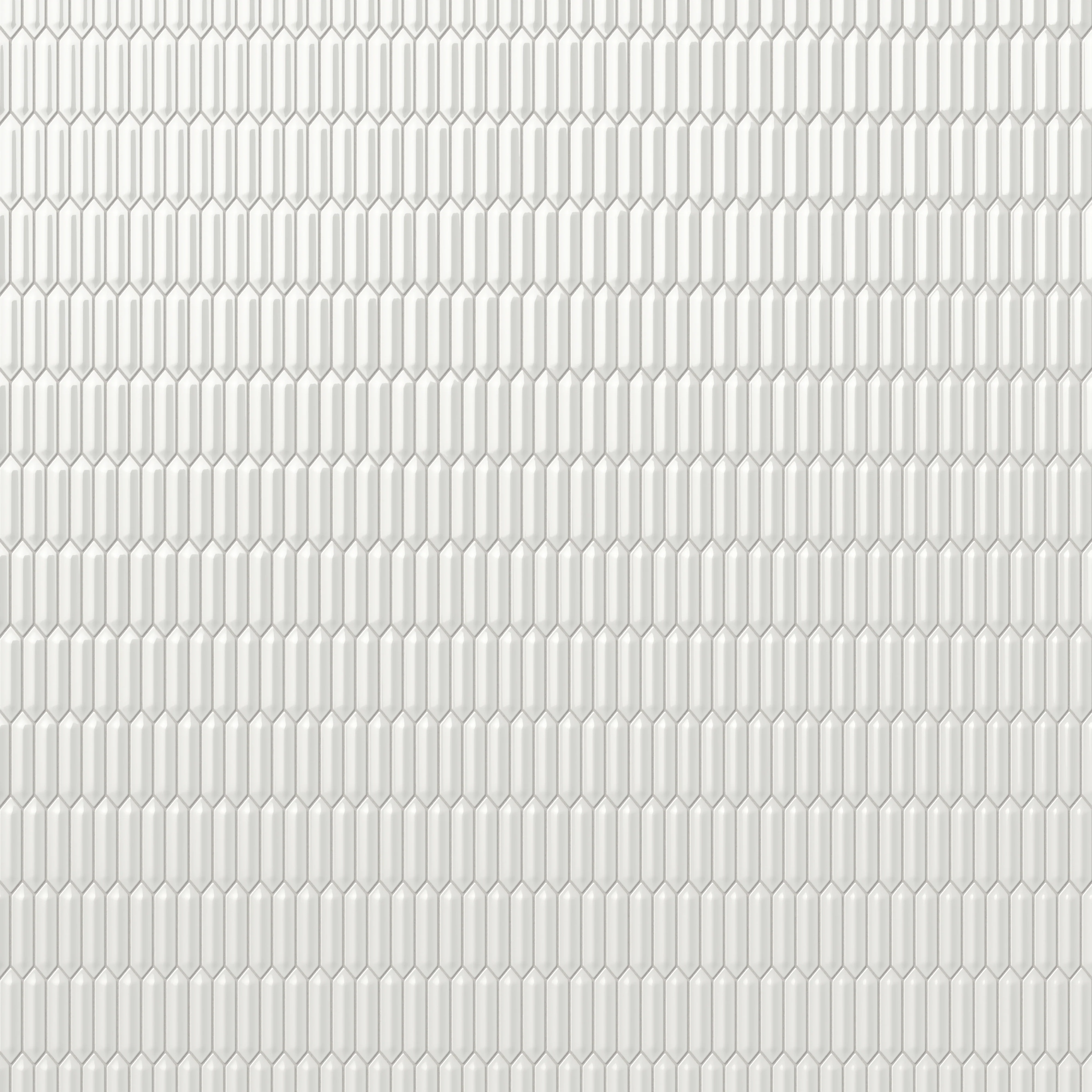 Maggie 12 x 12 Matte Porcelain 1 x 4 Picket Mosaic Tile in White - Image 4