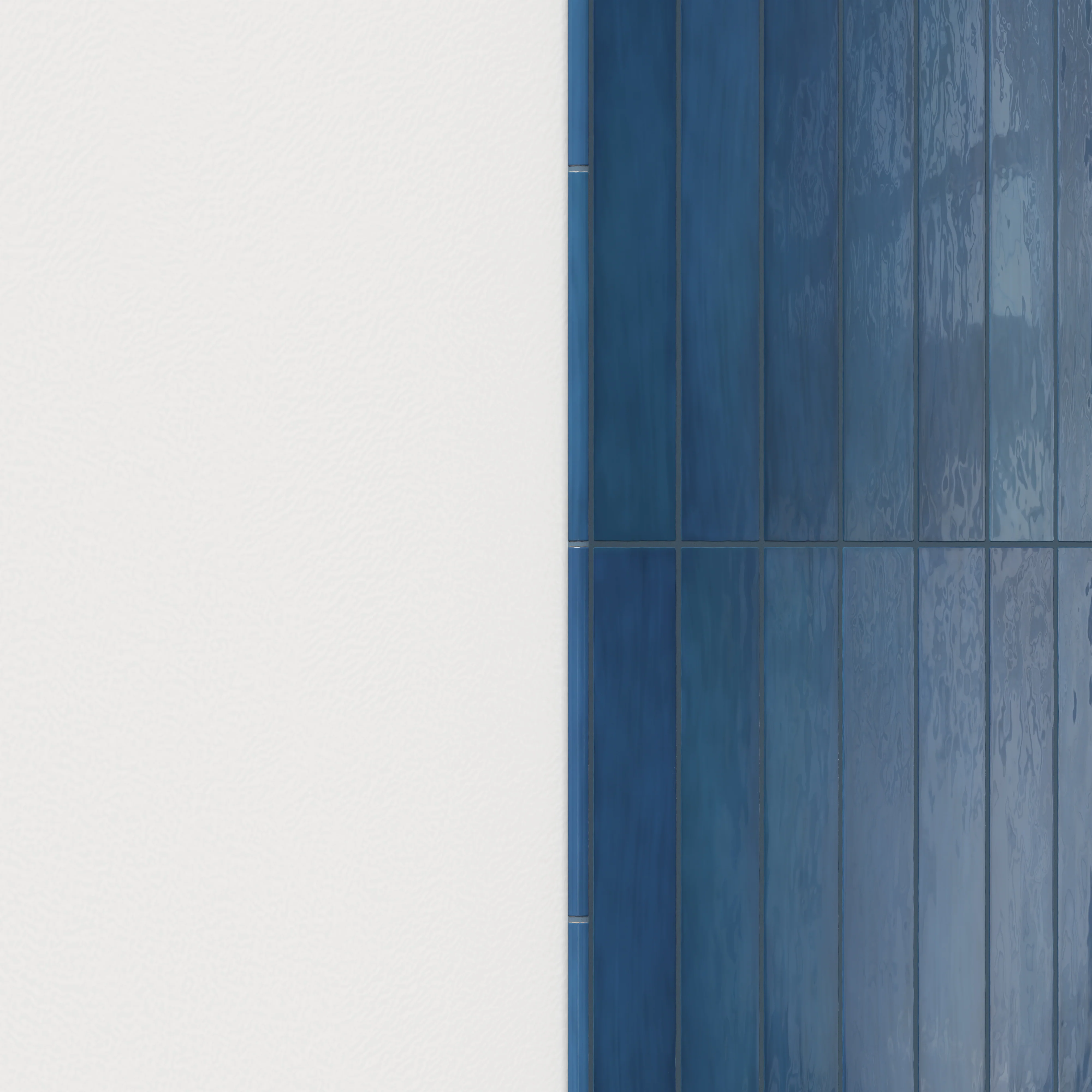 Maisie 0.5 x 8 Jolly Glossy Porcelain Tile in Cobalt - Image 4