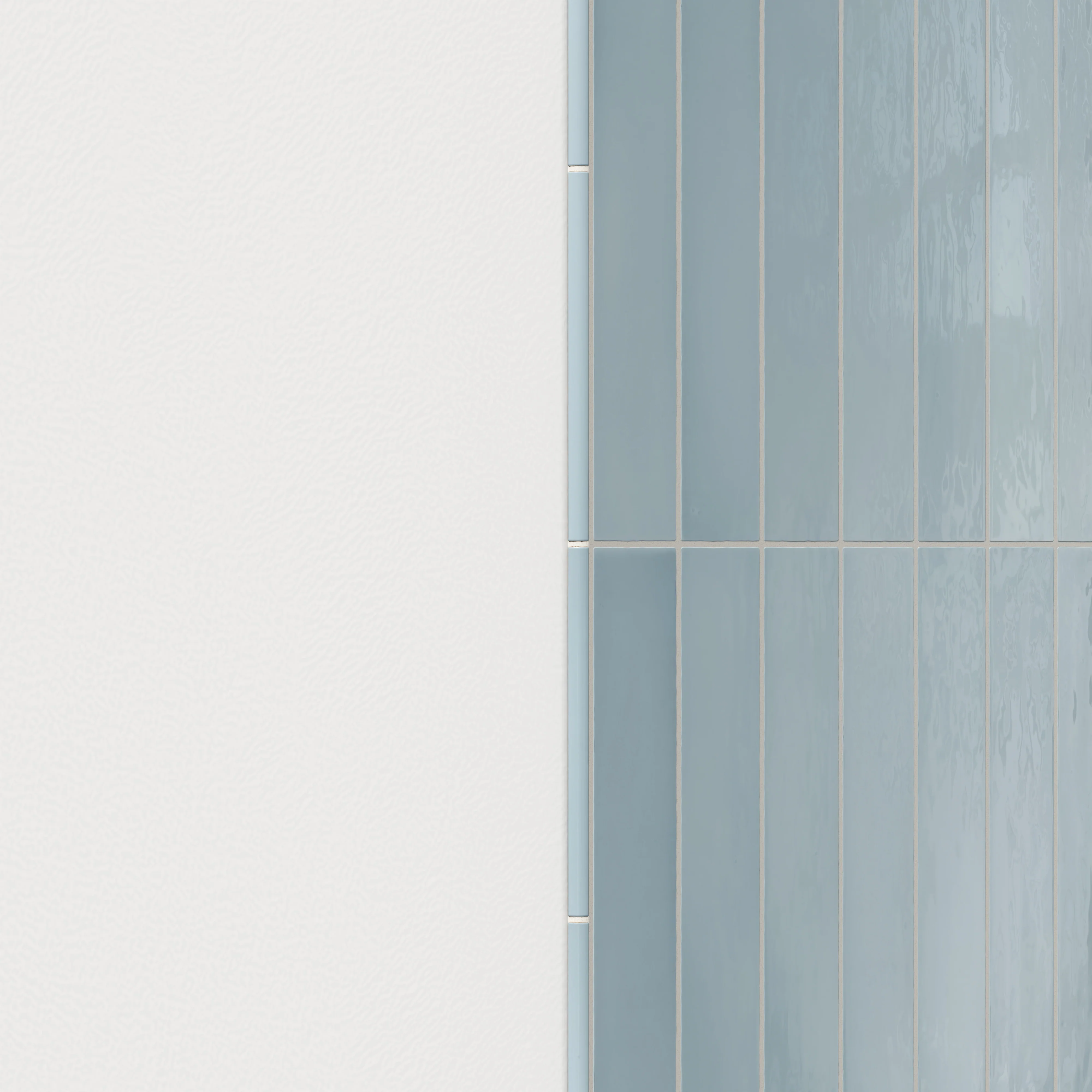 Maisie 0.5 x 8 Jolly Glossy Porcelain Tile in Ocean - Image 4
