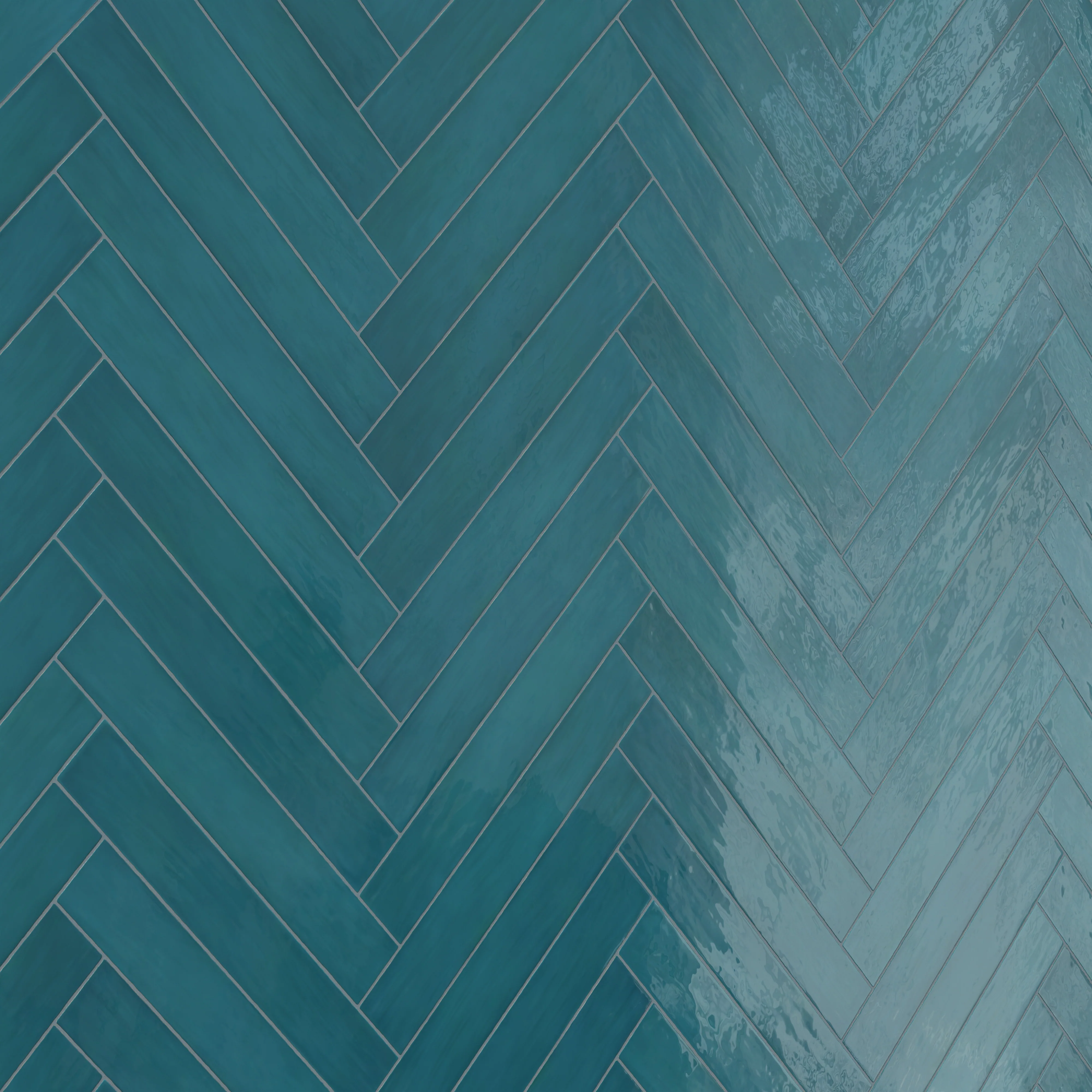 Maisie 2.5 x 16 Glossy Ceramic Tile in Peacock - Image 9