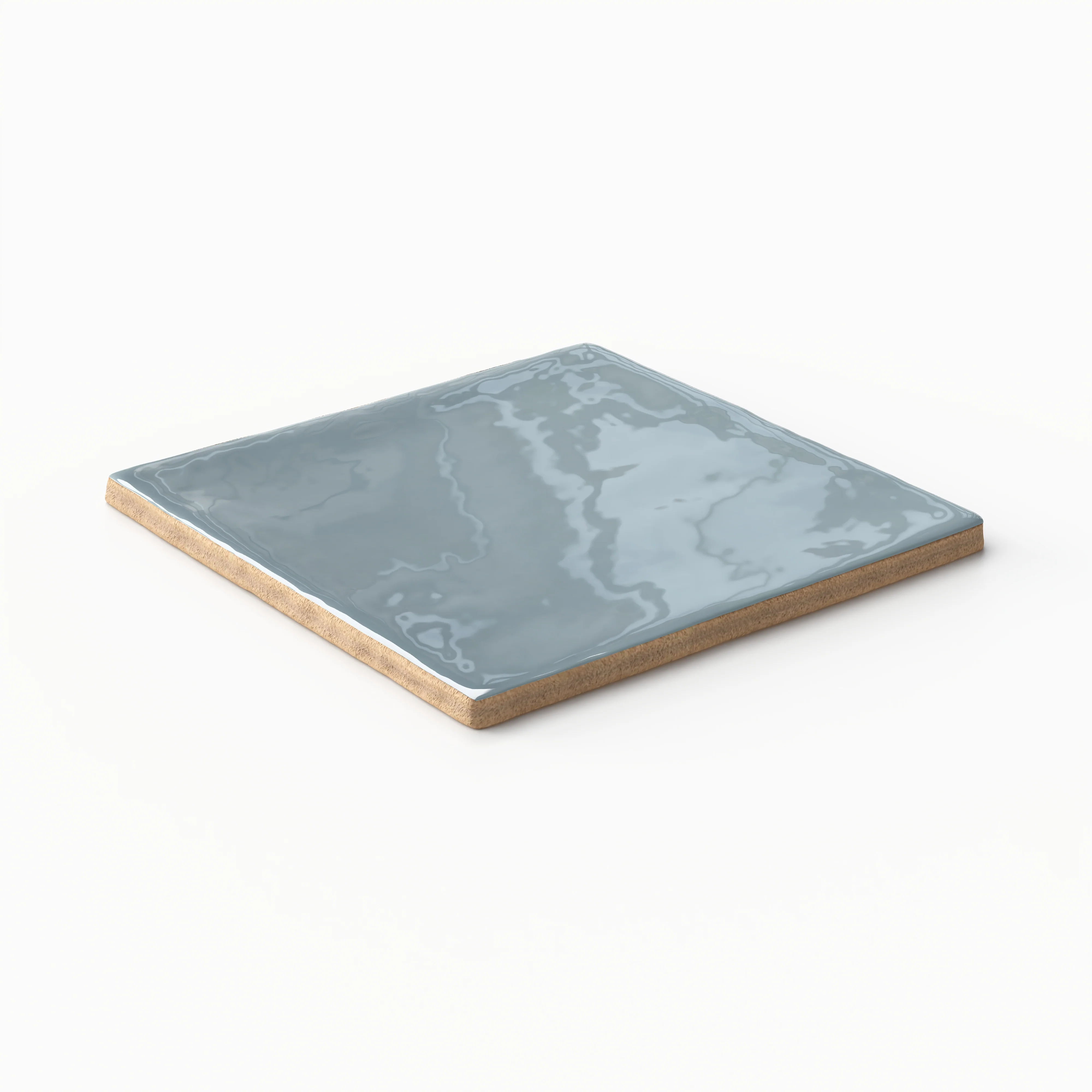 Maisie 4 x 4 Glossy Ceramic Tile in Ocean - Image 4