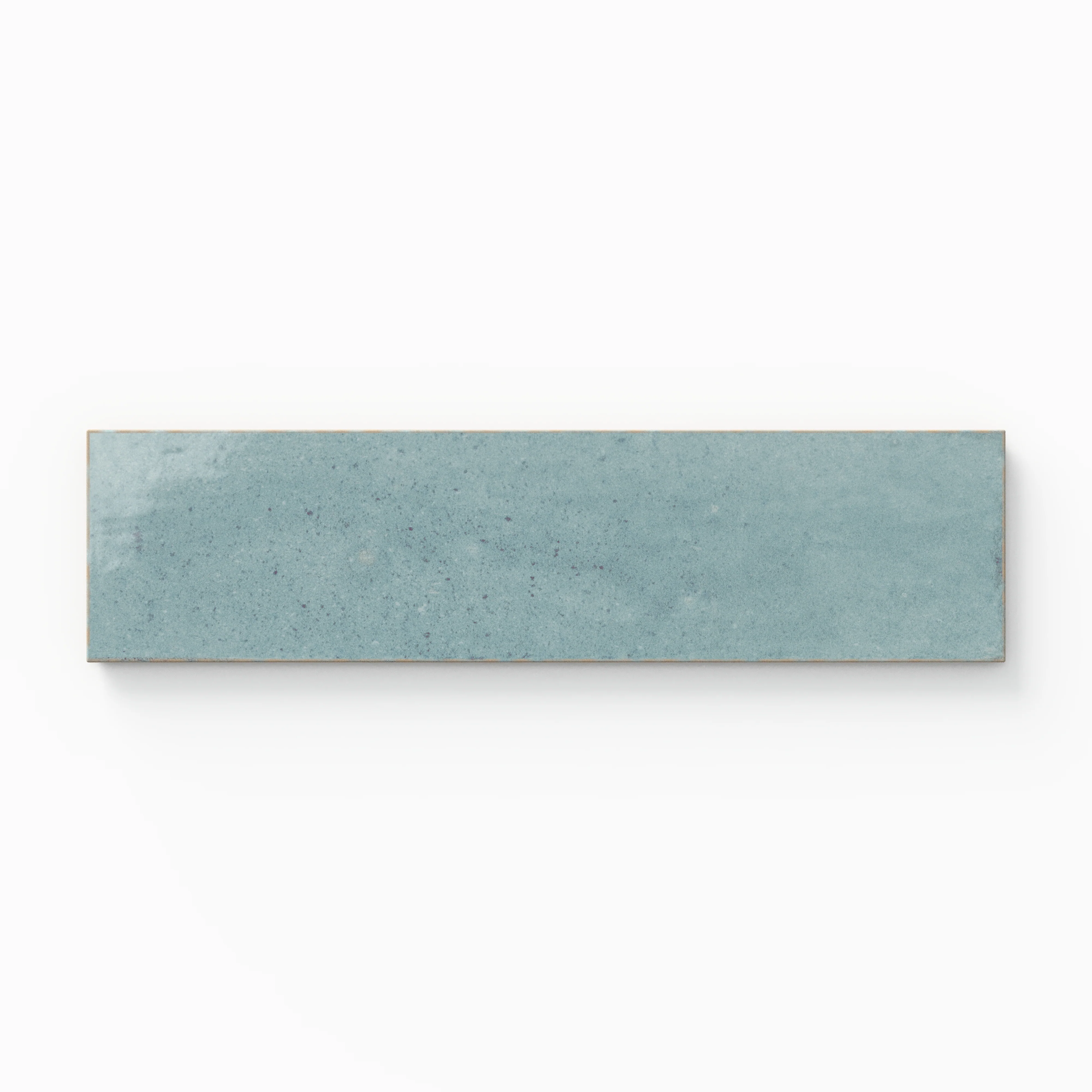 Makenna 3 x 11 Glossy Porcelain Tile in Agua - Image 2