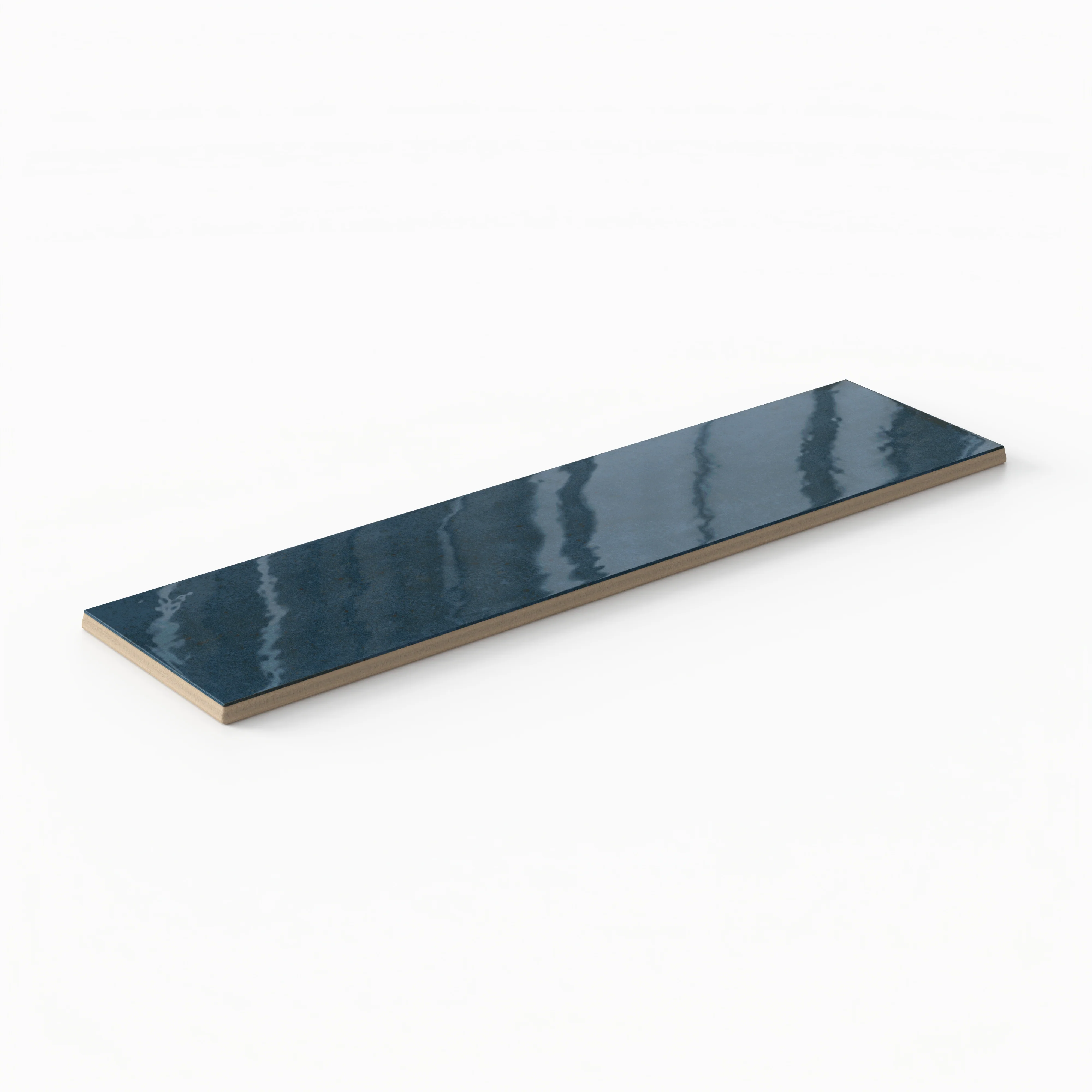 Makenna 3 x 11 Glossy Porcelain Tile in Indigo - Image 4