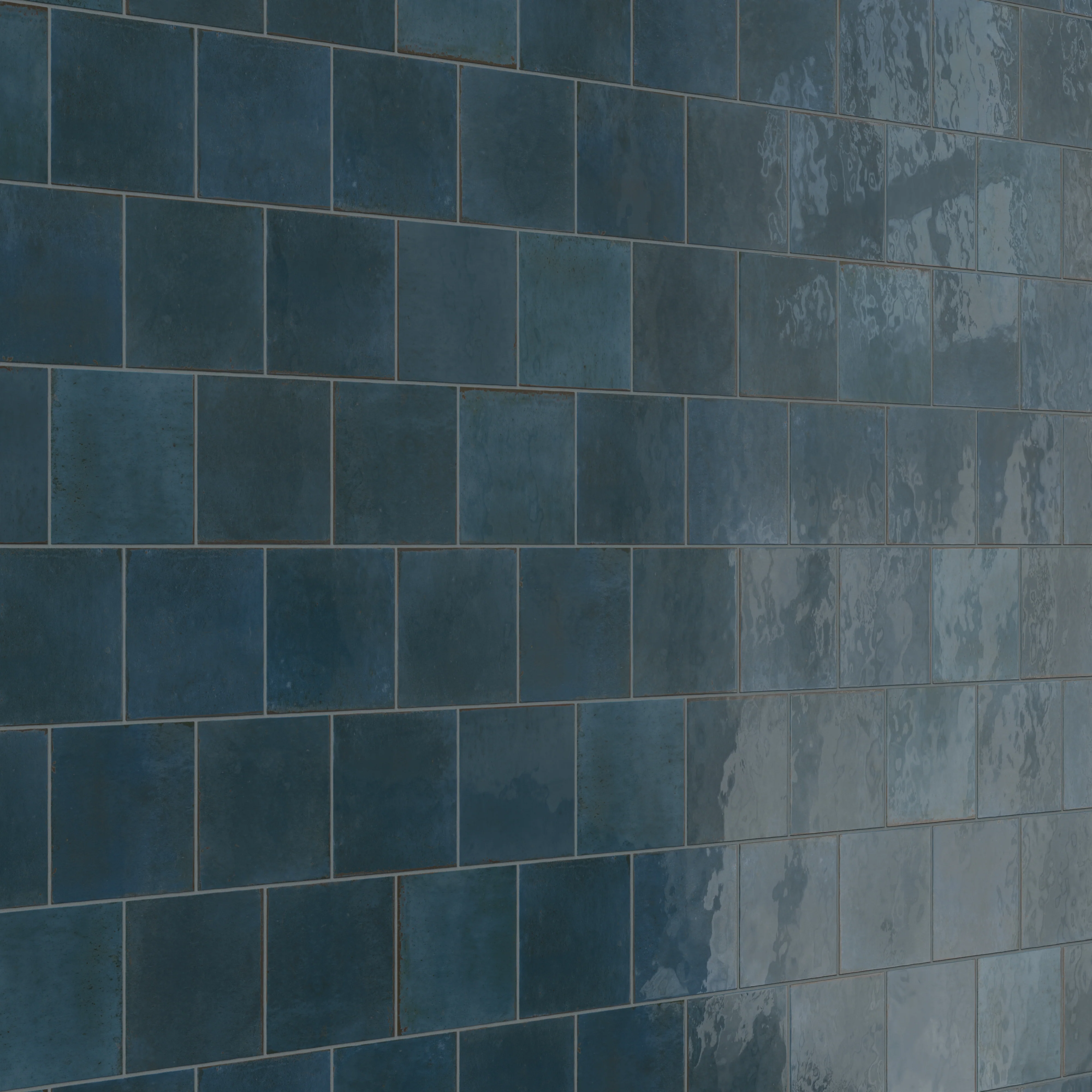 Makenna 6 x 6 Glossy Porcelain Tile in Indigo - Image 6