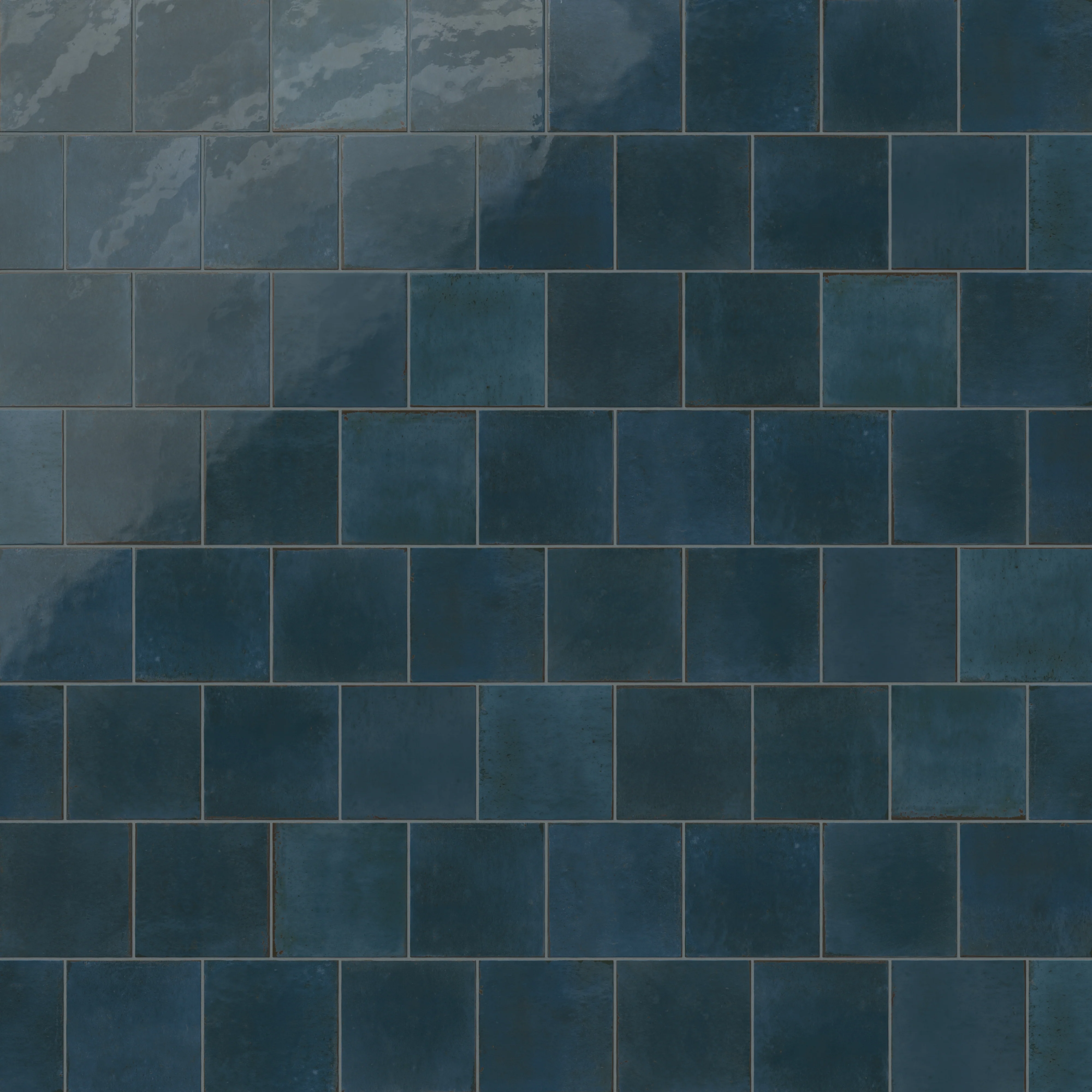 Makenna 6 x 6 Glossy Porcelain Tile in Indigo - Image 7
