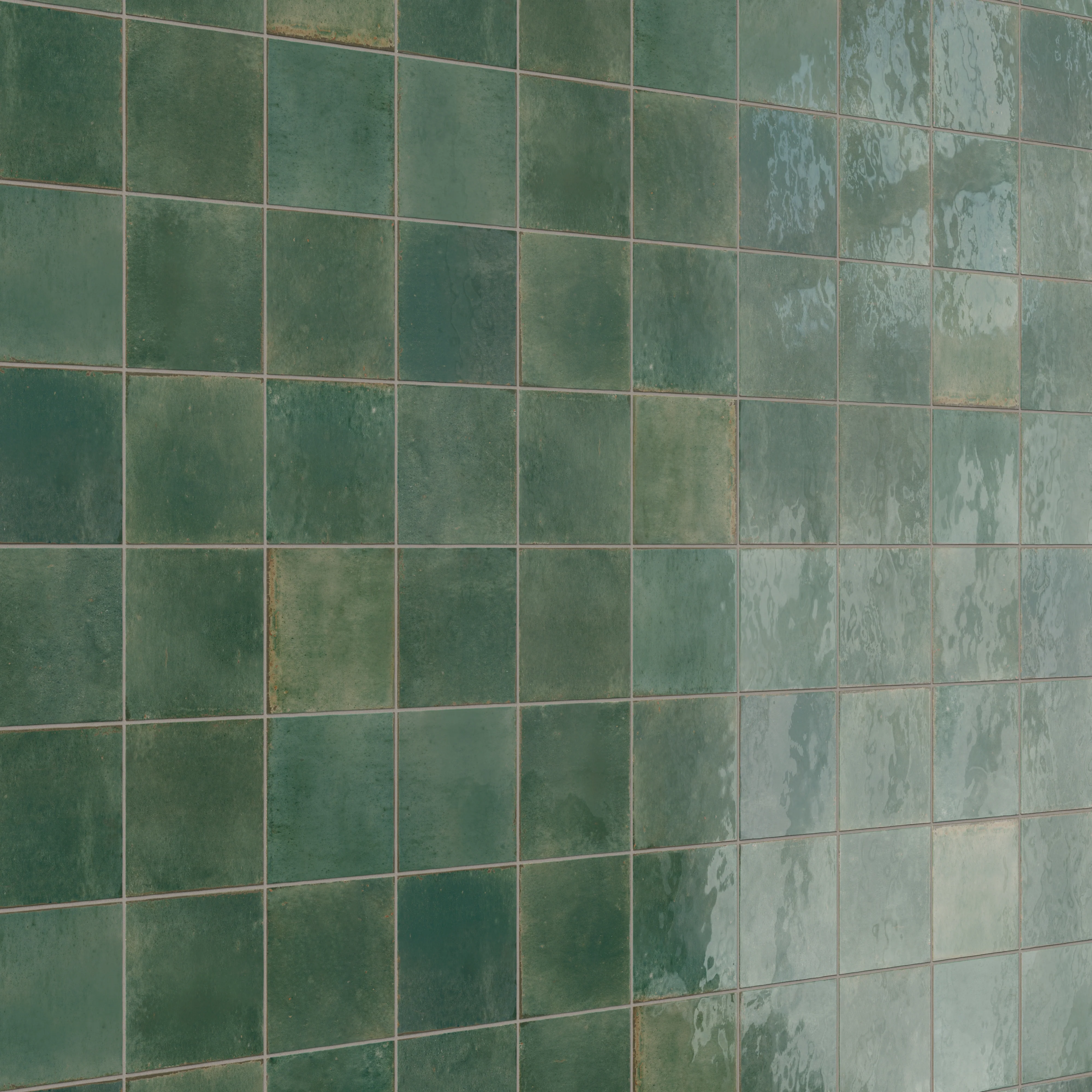 Makenna 6 x 6 Glossy Porcelain Tile in Selva - Image 5
