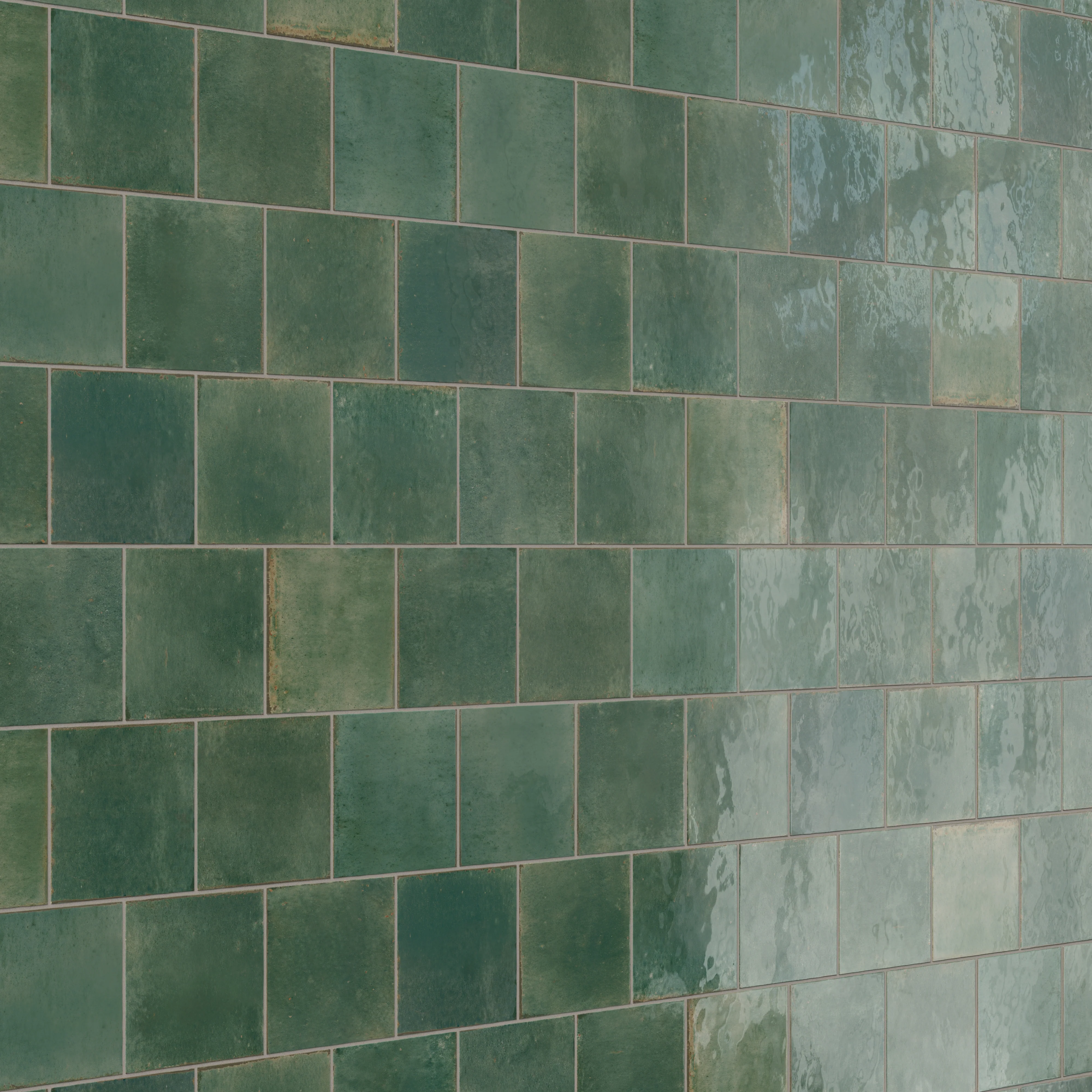 Makenna 6 x 6 Glossy Porcelain Tile in Selva - Image 7