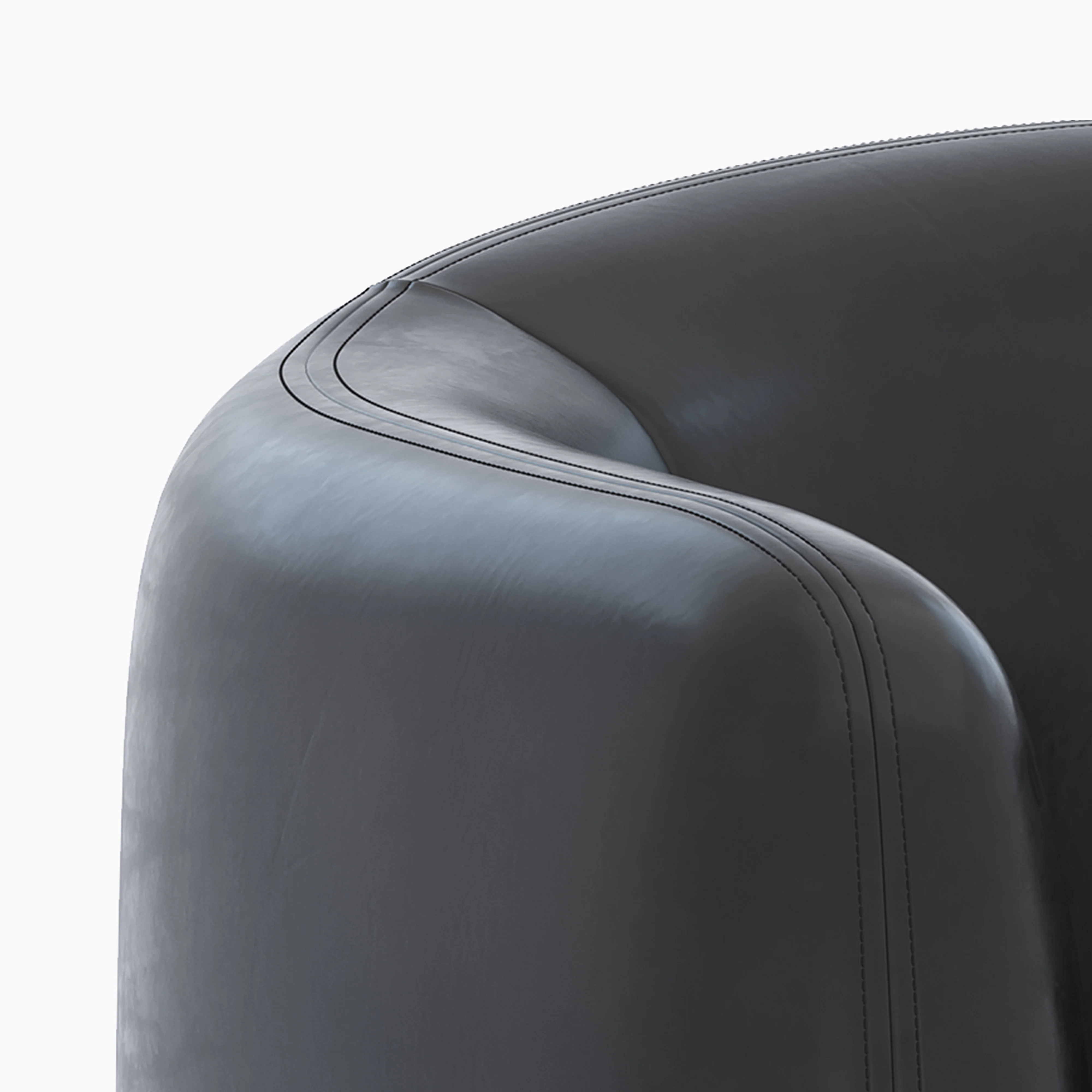Malvian Lounge Chair in Black - Image 5