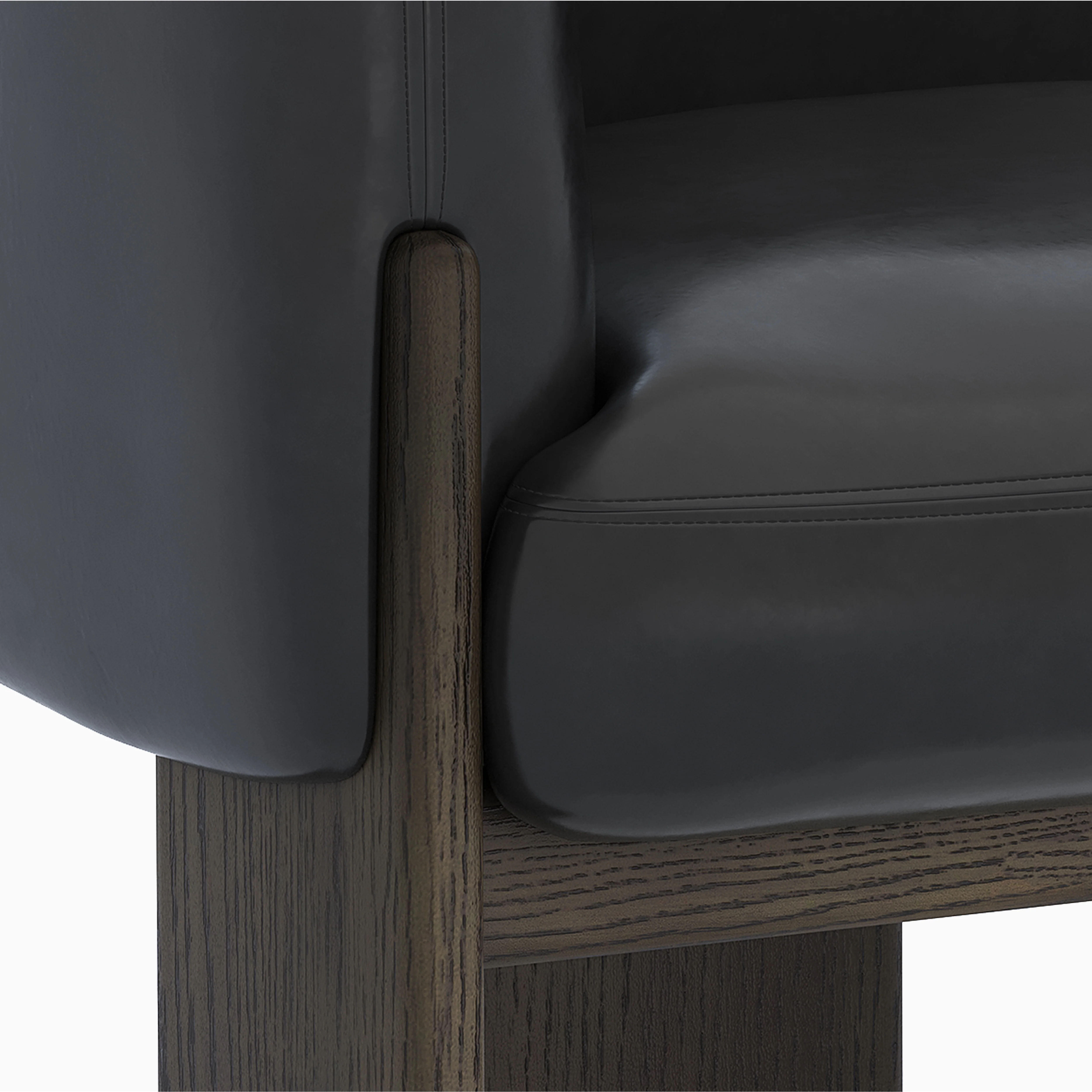 Malvian Lounge Chair in Black - Image 6