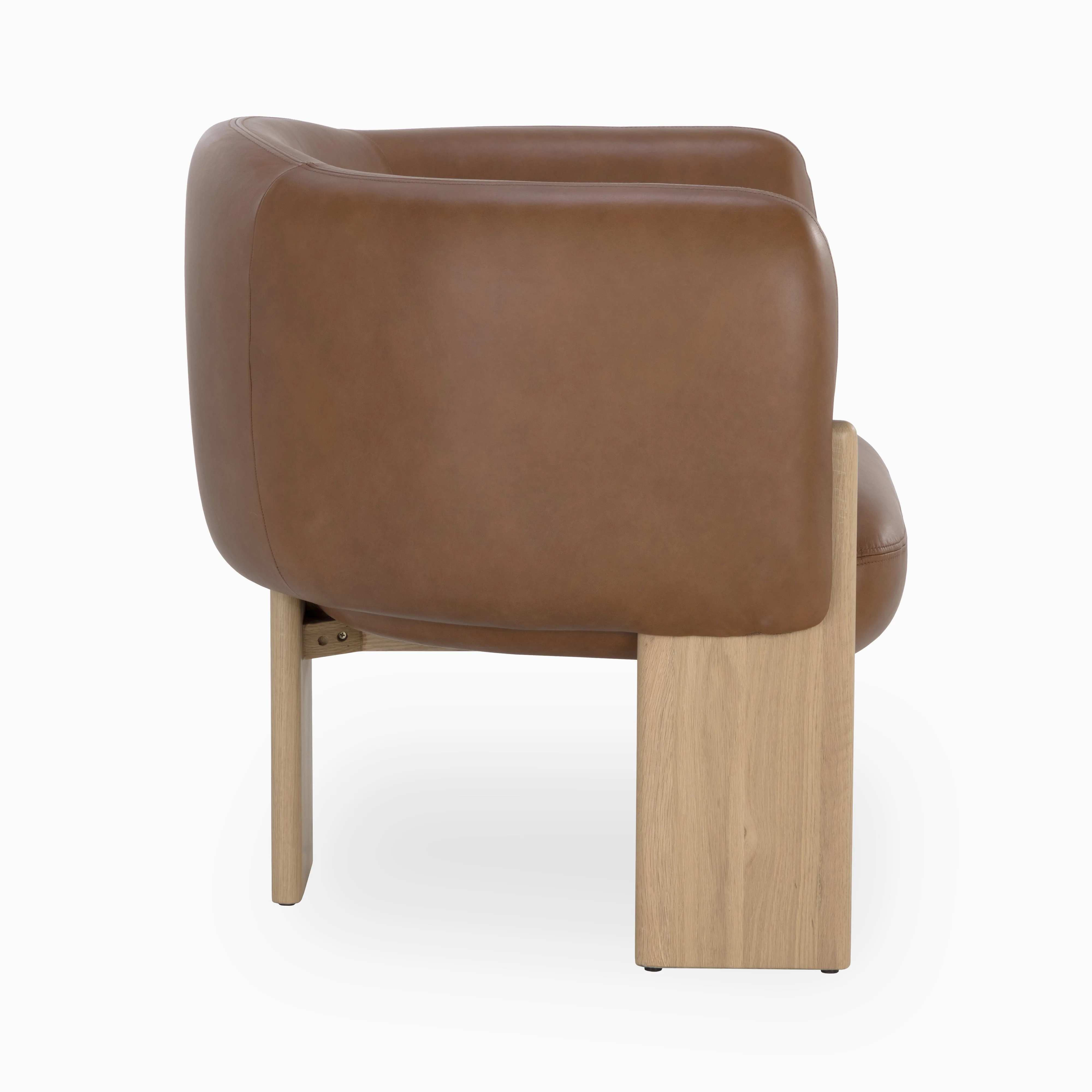 Malvian Lounge Chair in Brown - Image 3