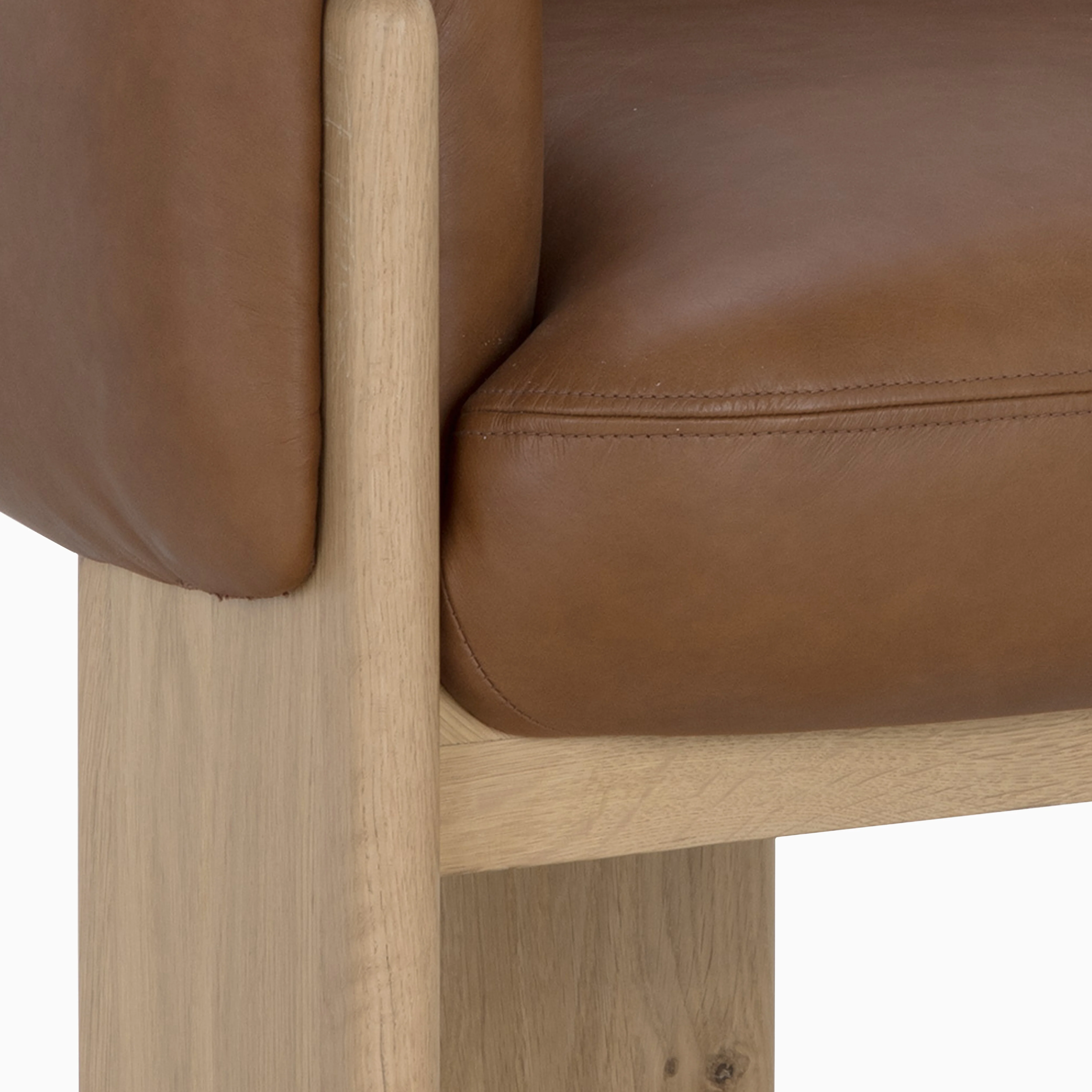 Malvian Lounge Chair in Brown - Image 5