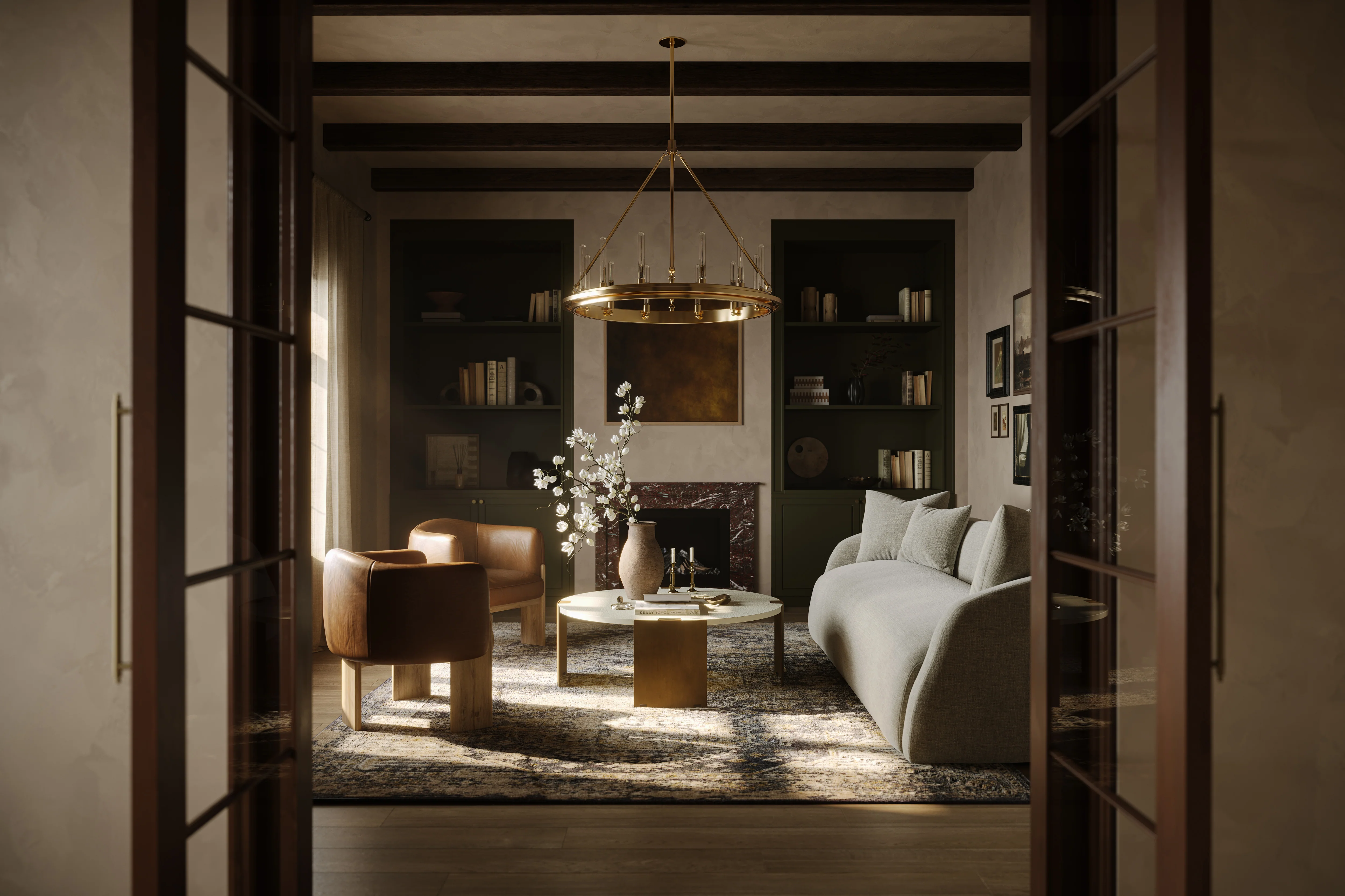 Malvian Lounge Chair in Brown - Image 8