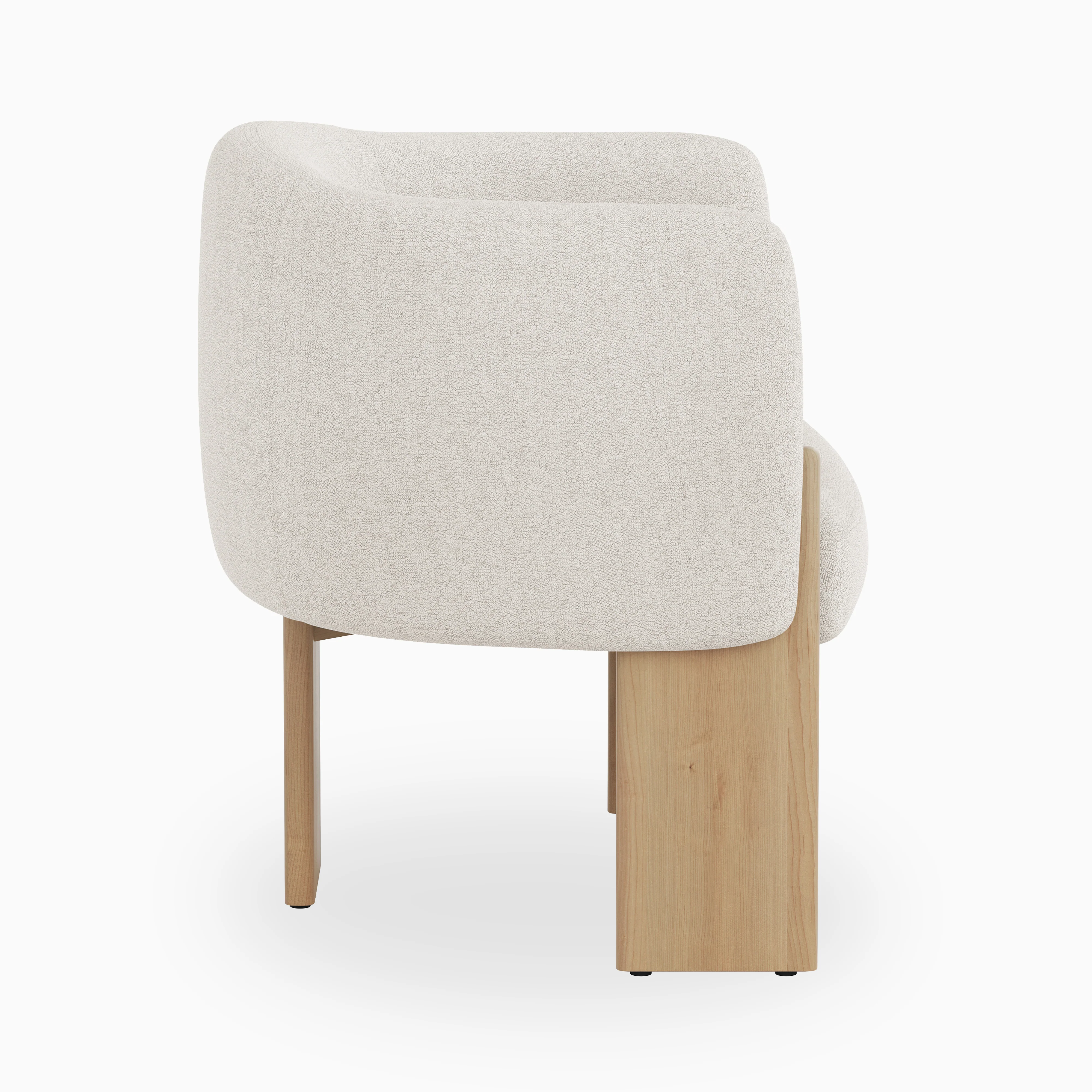 Malvian Lounge Chair in Taupe - Image 4