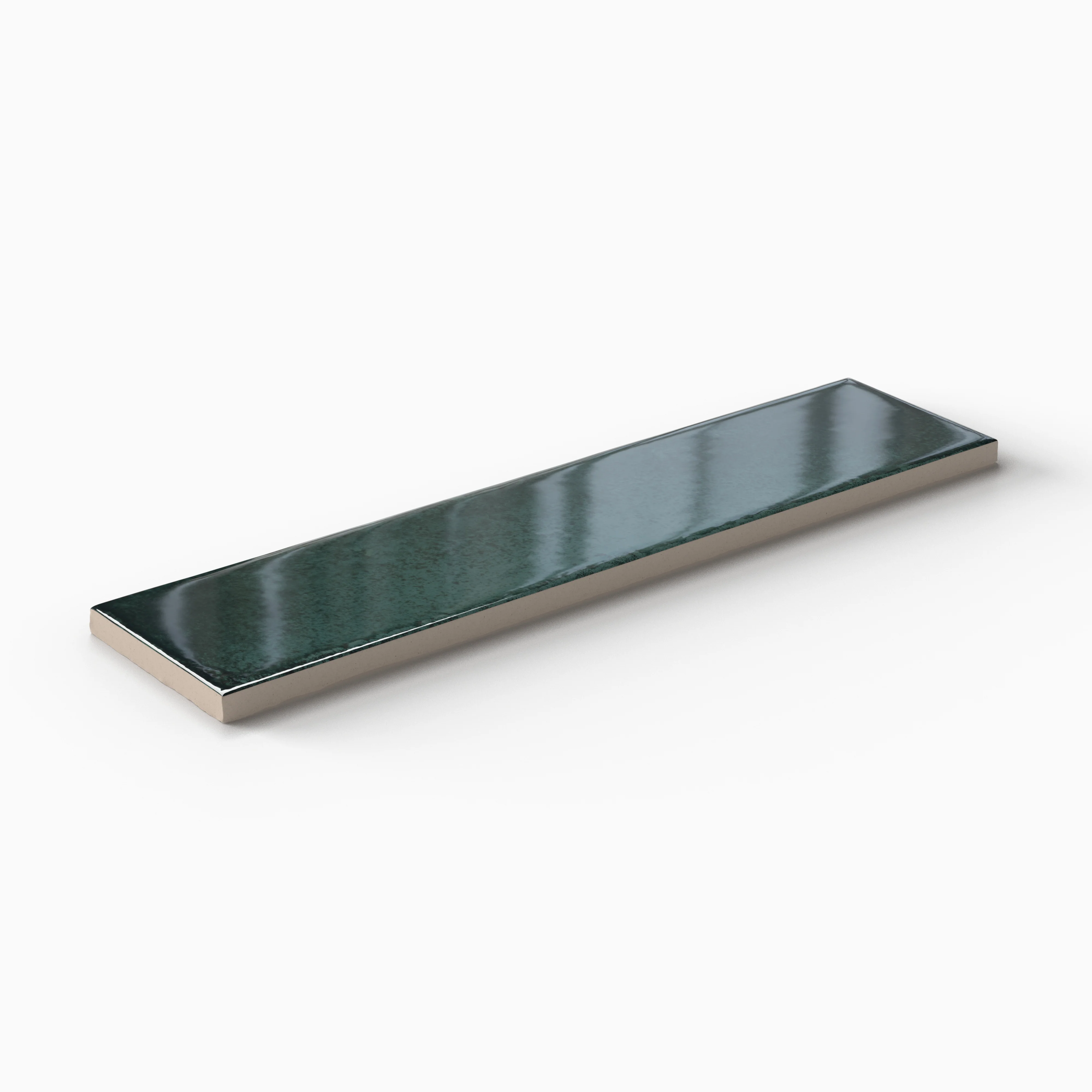 Mara 2 x 10 Glossy Ceramic Tile in Indigo Blue - Image 4