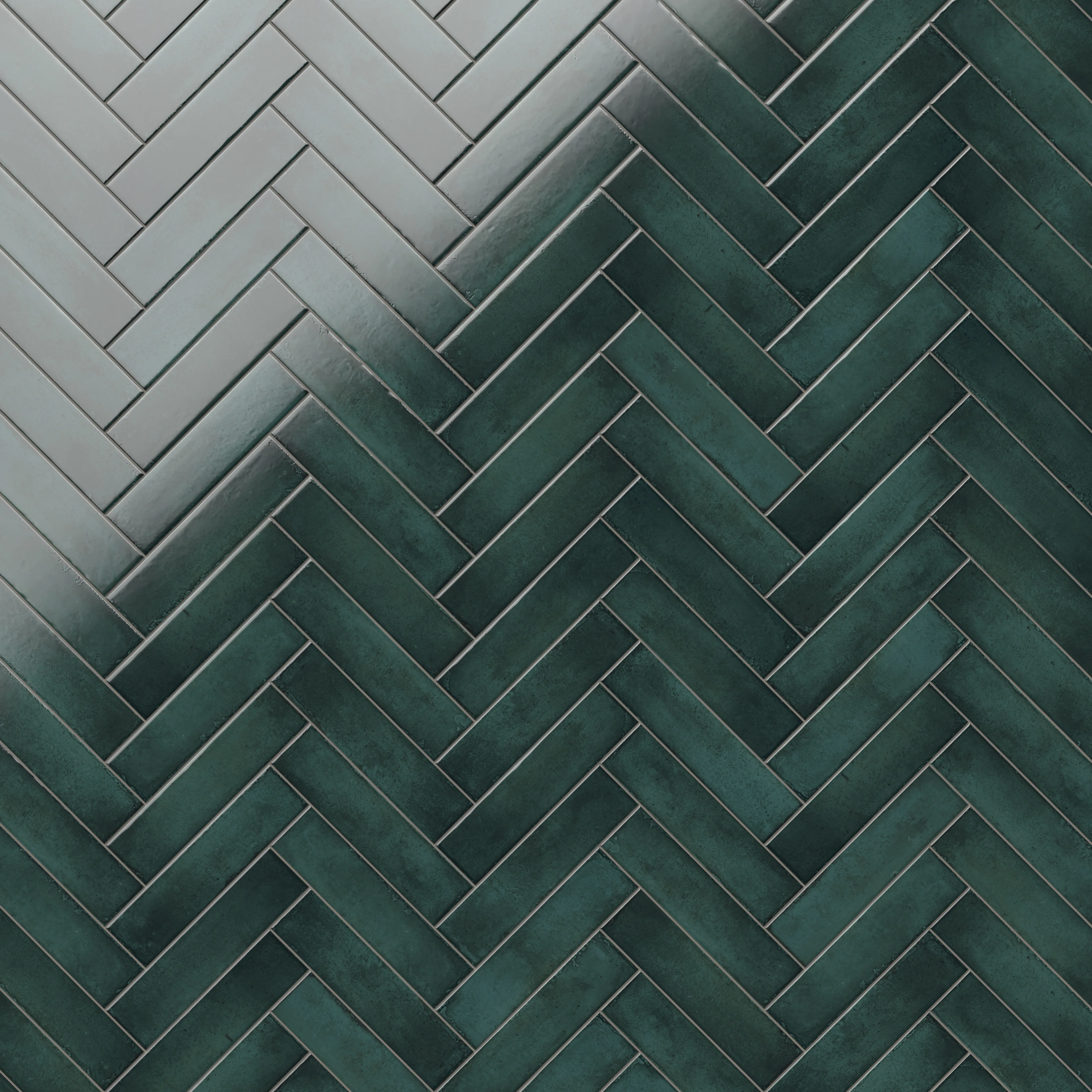 Mara 2 x 10 Glossy Ceramic Tile in Indigo Blue - Image 8