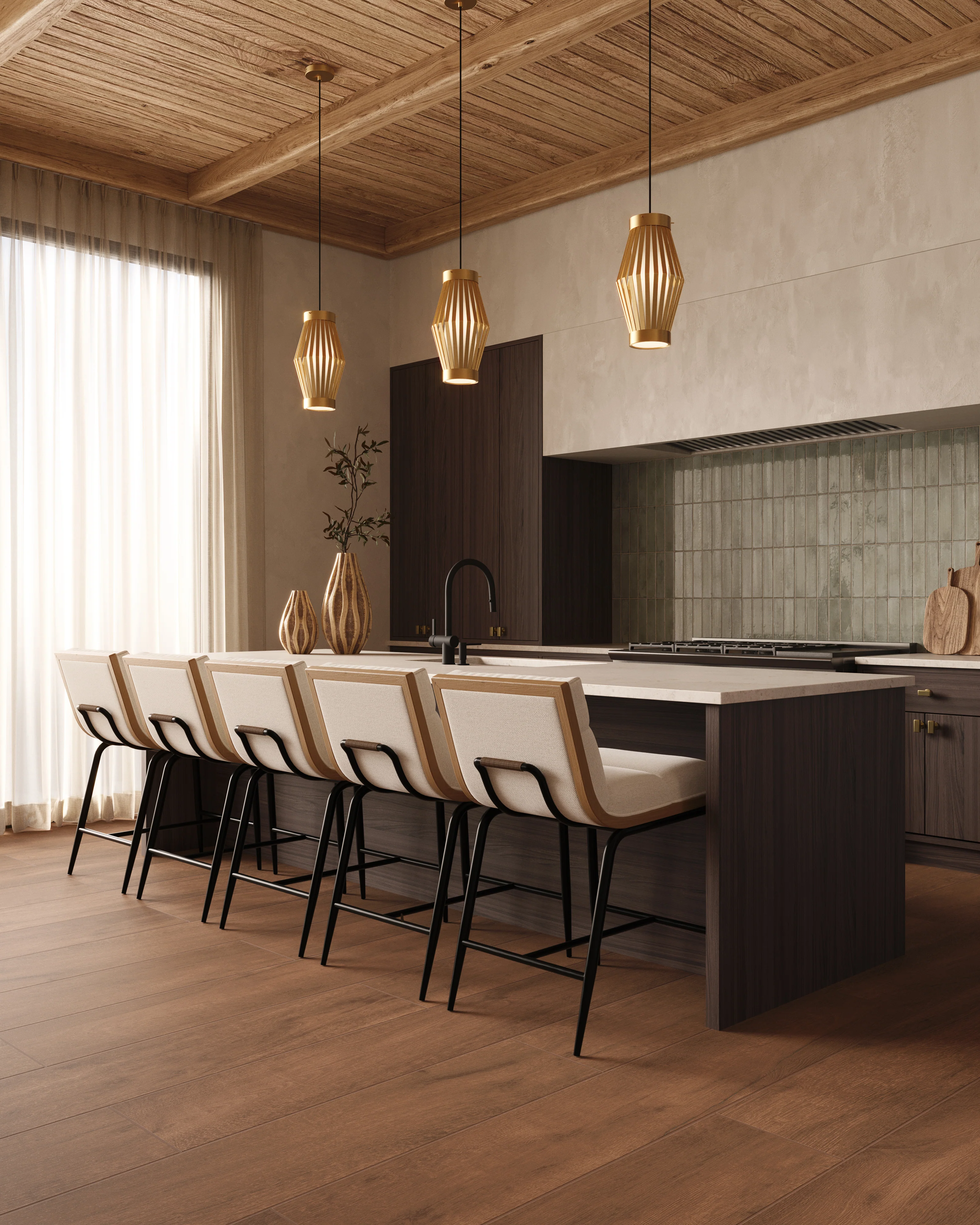 Mara 2 x 10 Glossy Ceramic Tile in Natural Grey - Image 10