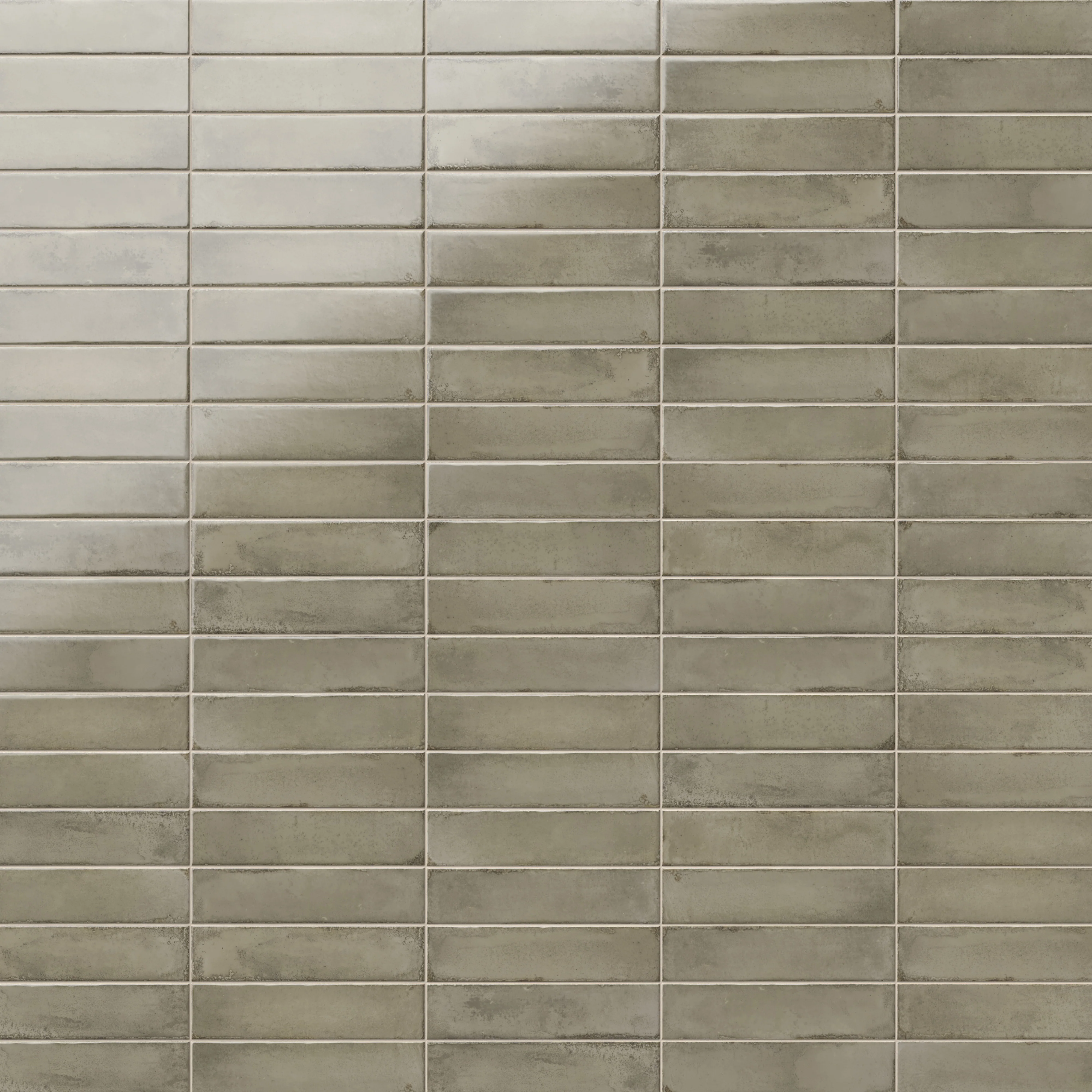 Mara 2 x 10 Glossy Ceramic Tile in Natural Grey - Image 5