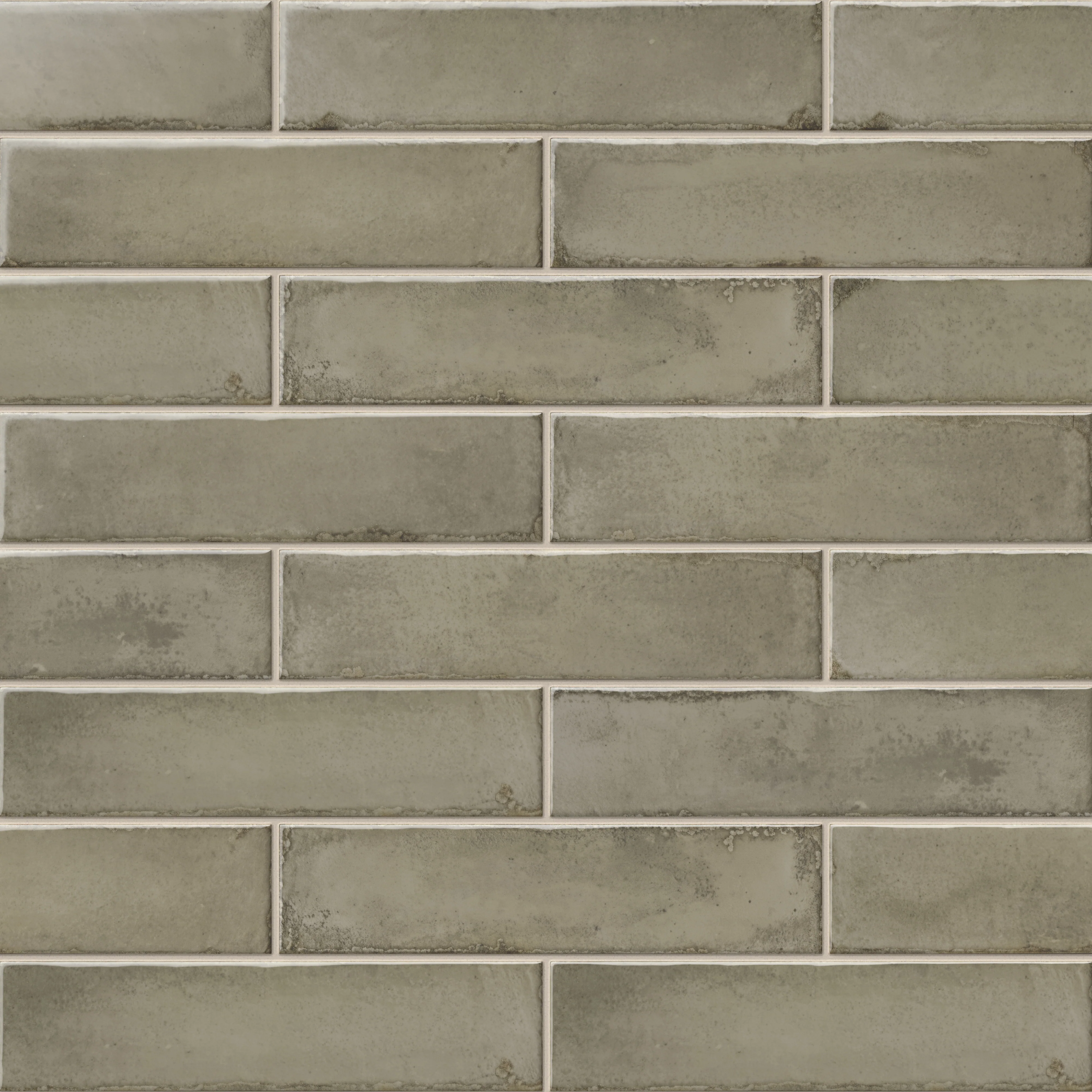 Mara 2 x 10 Glossy Ceramic Tile in Natural Grey - Image 6