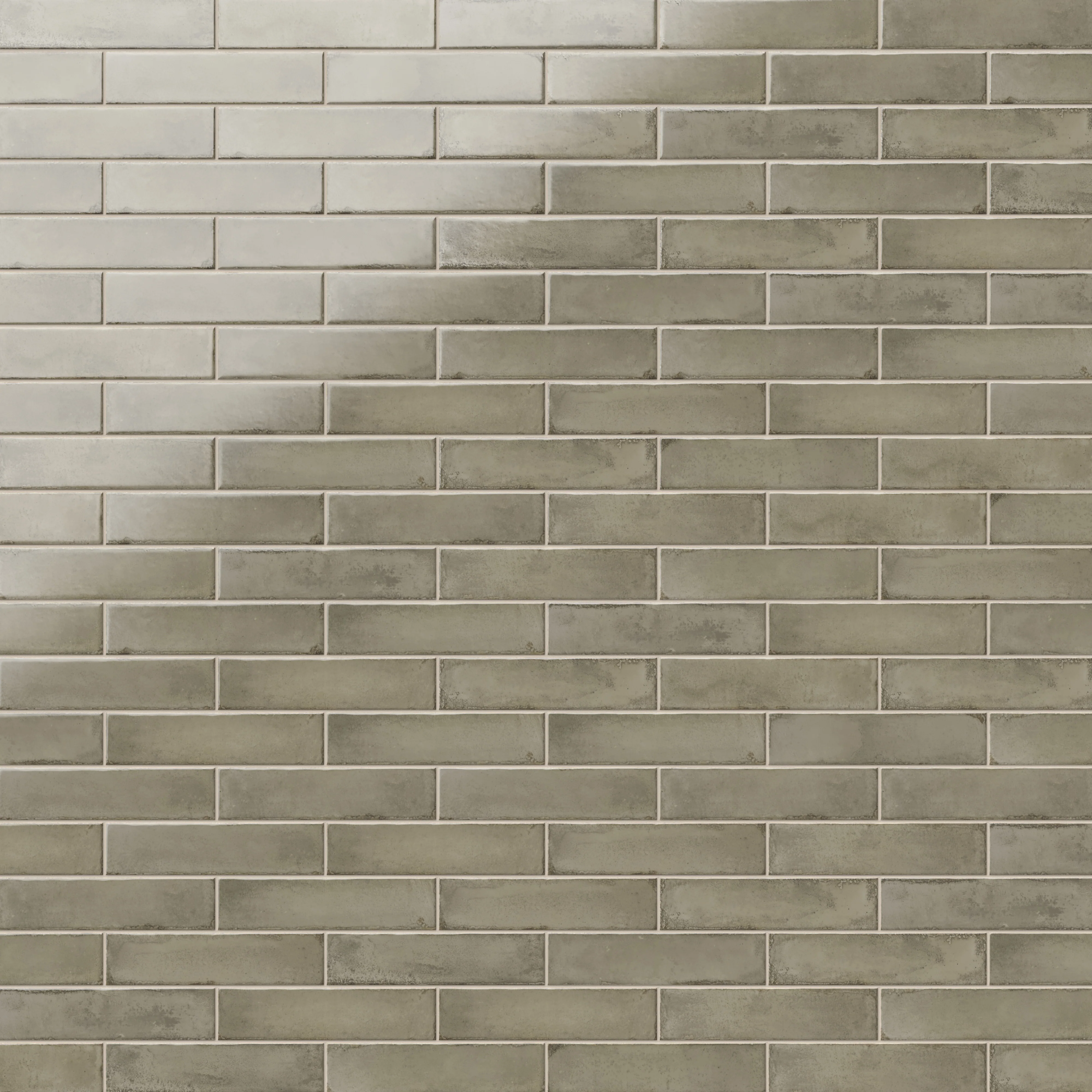 Mara 2 x 10 Glossy Ceramic Tile in Natural Grey - Image 7