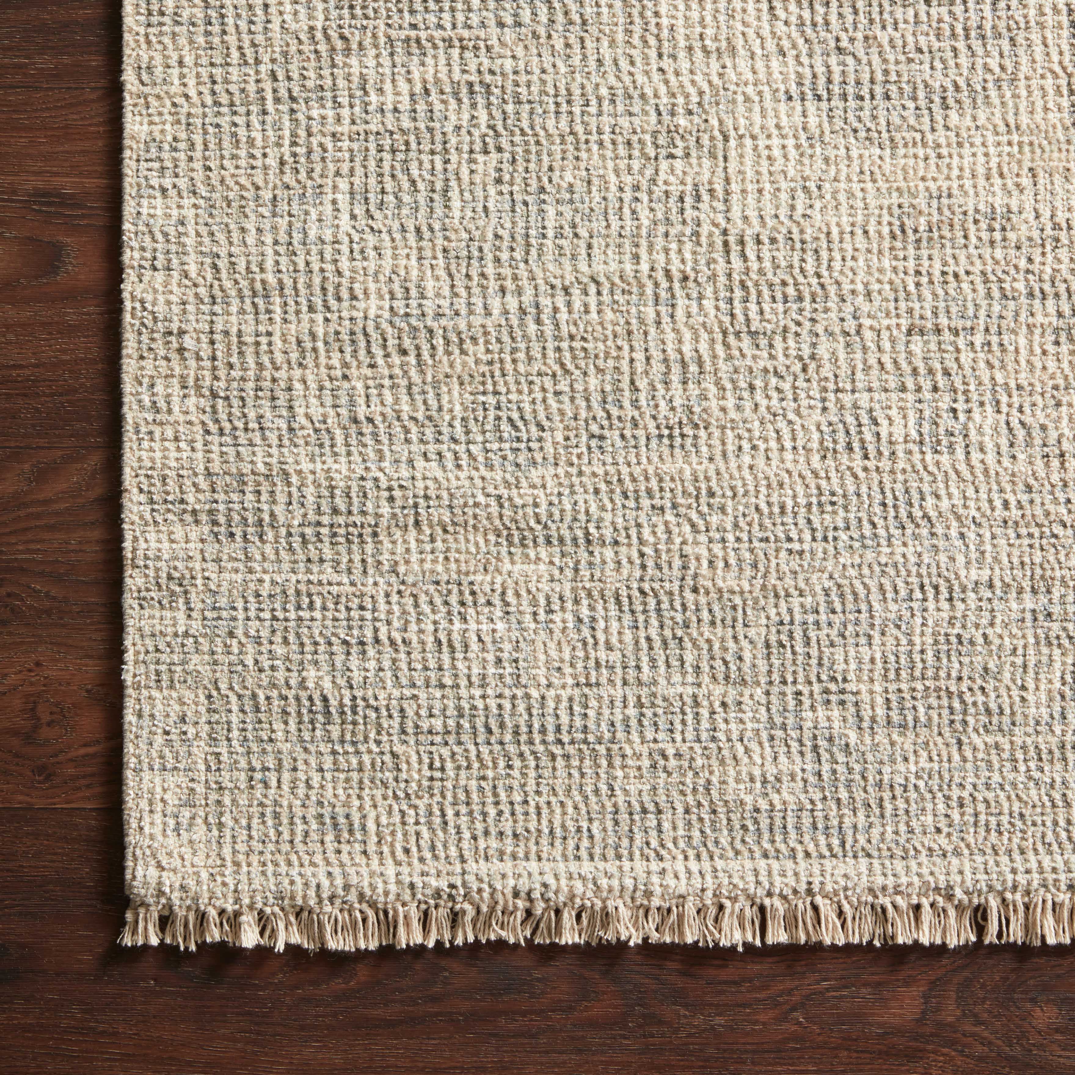 Marcela Cotton Rug in Cream / Ocean - Image 3